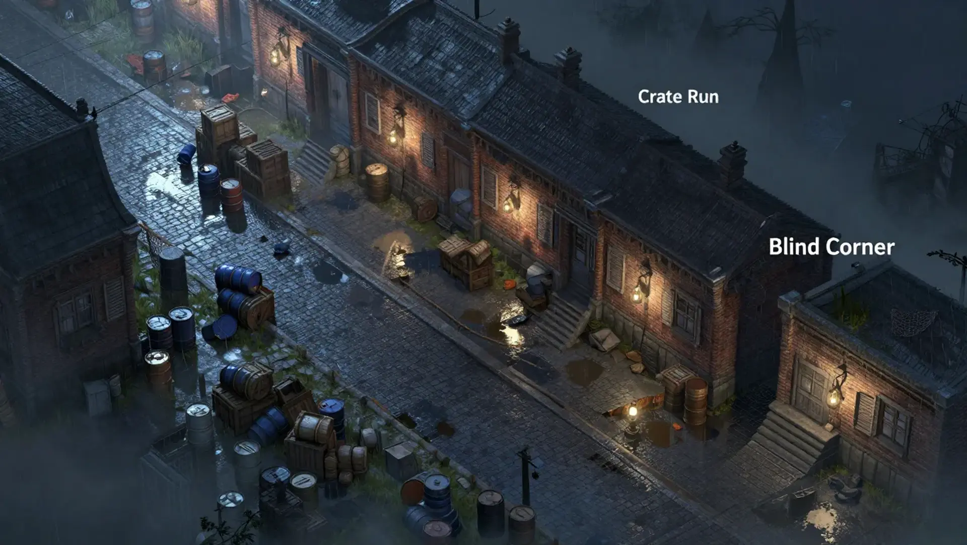 Get Akita Out of the Alley Alive - AI-generated fantasy Encounter