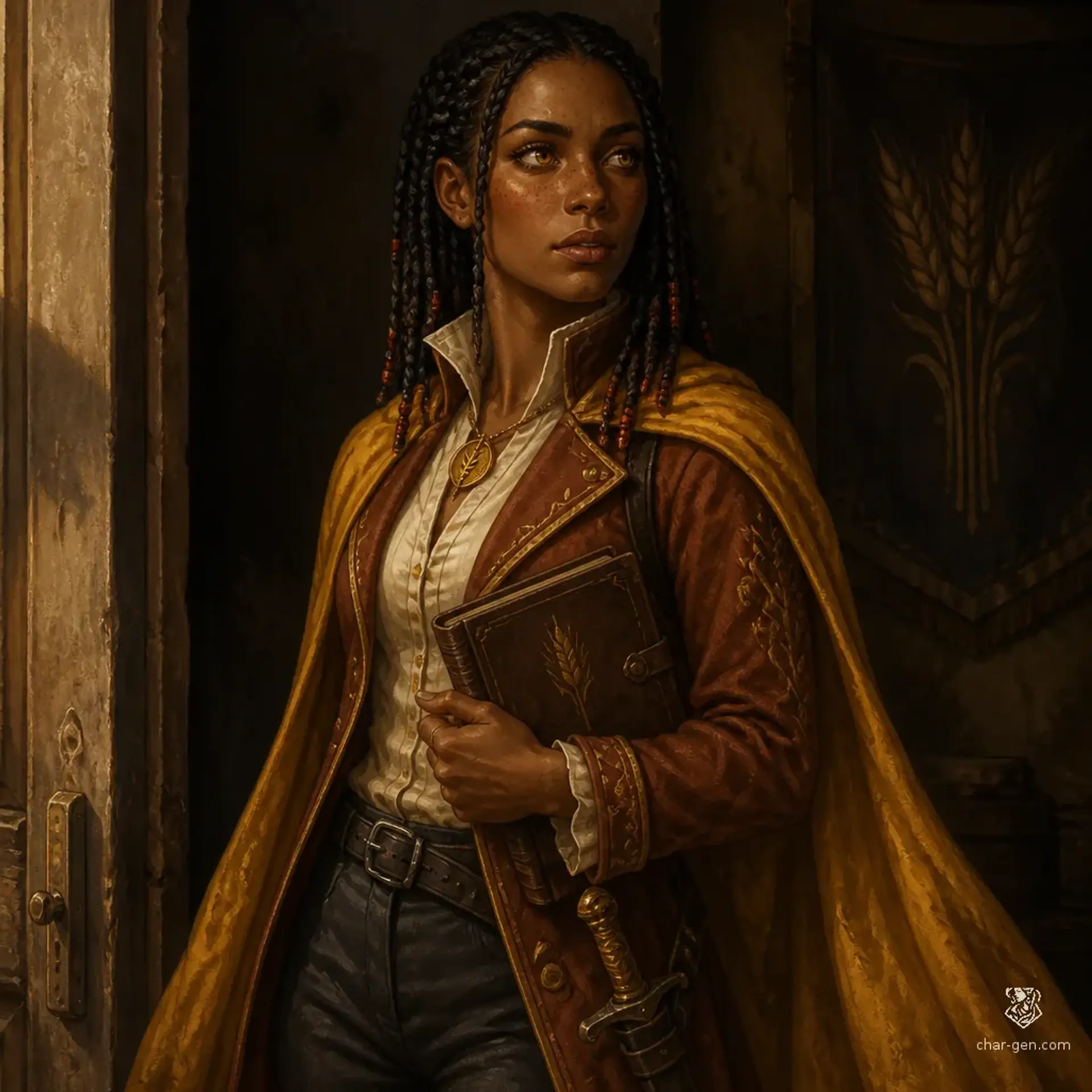Nadira Borsza - AI-generated fantasy NPC