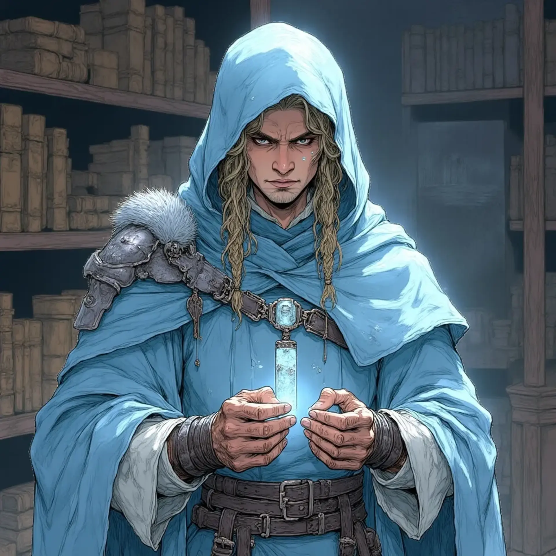 Maelis Voren - AI-generated fantasy NPC