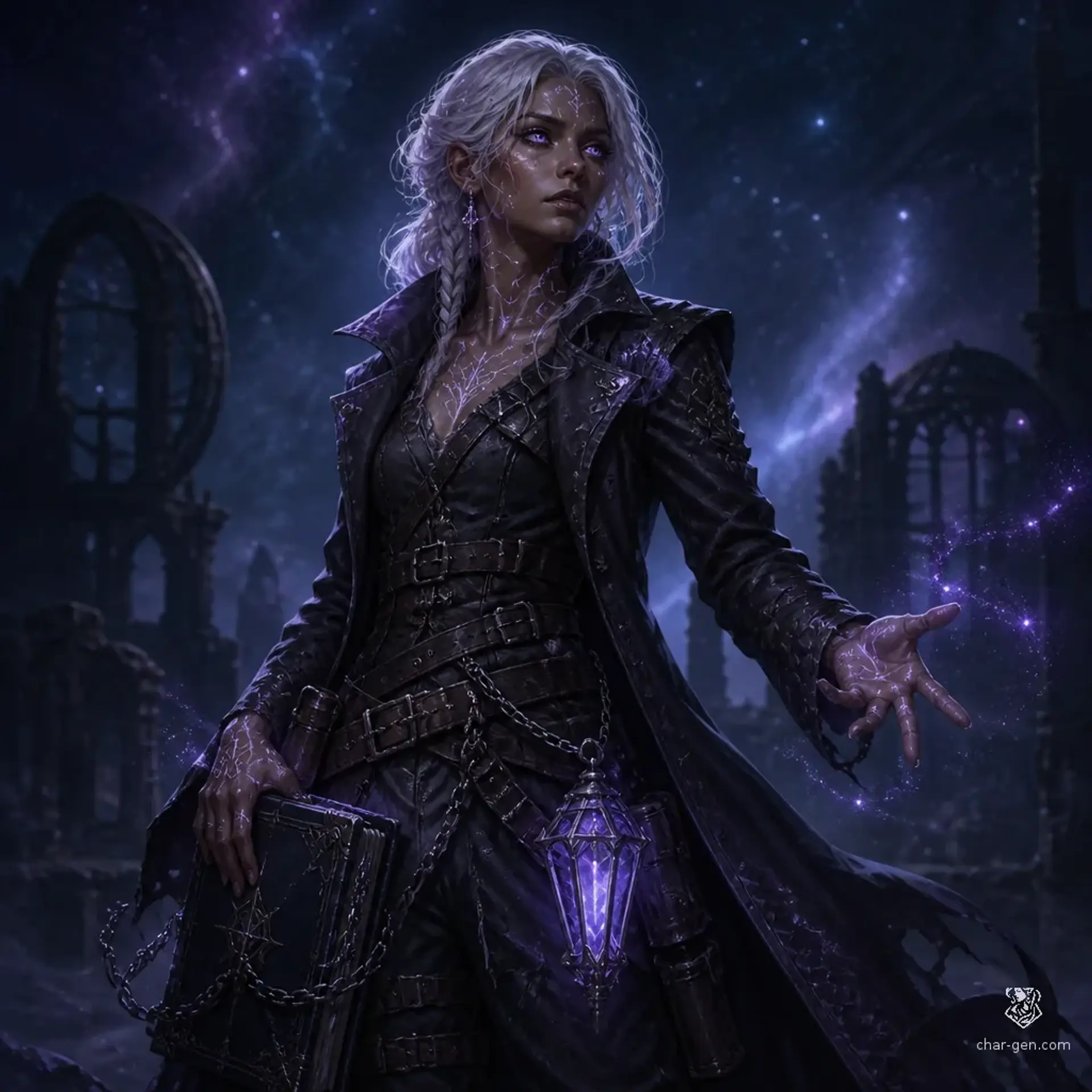 Gwen Thornthistle - AI-generated fantasy Character