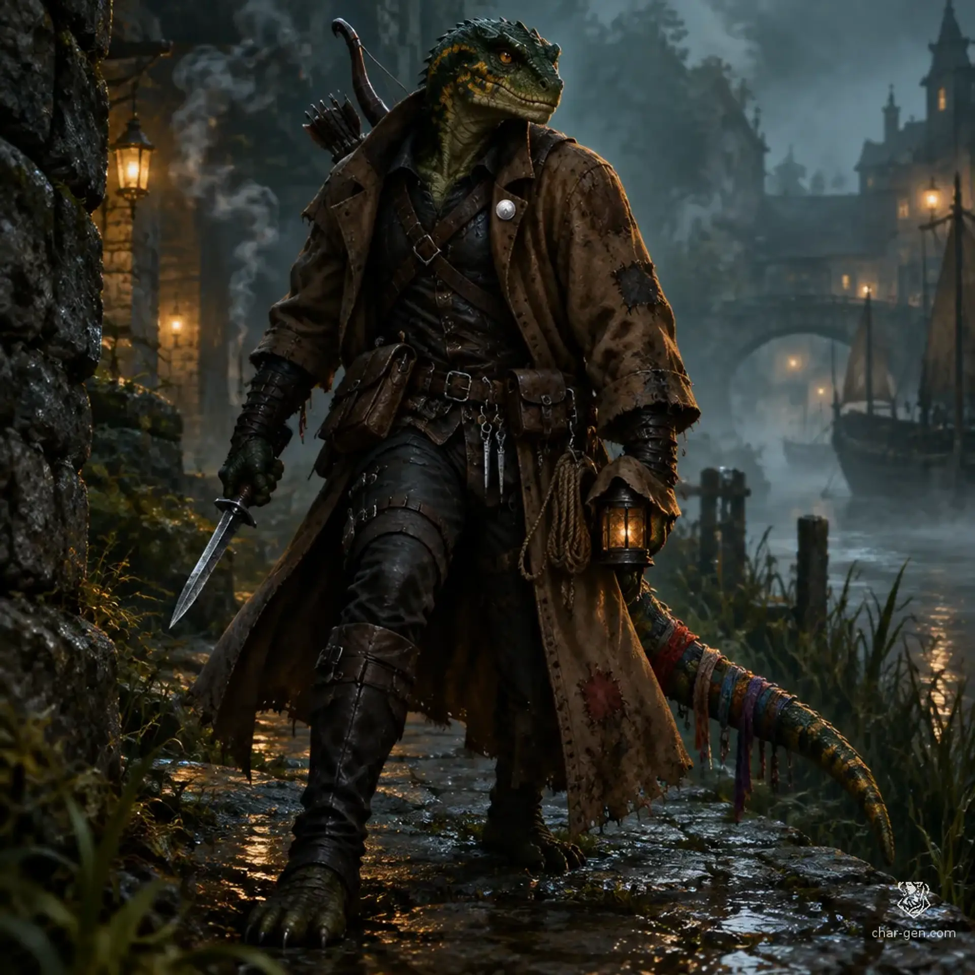 Scalewerd - AI-generated fantasy Character