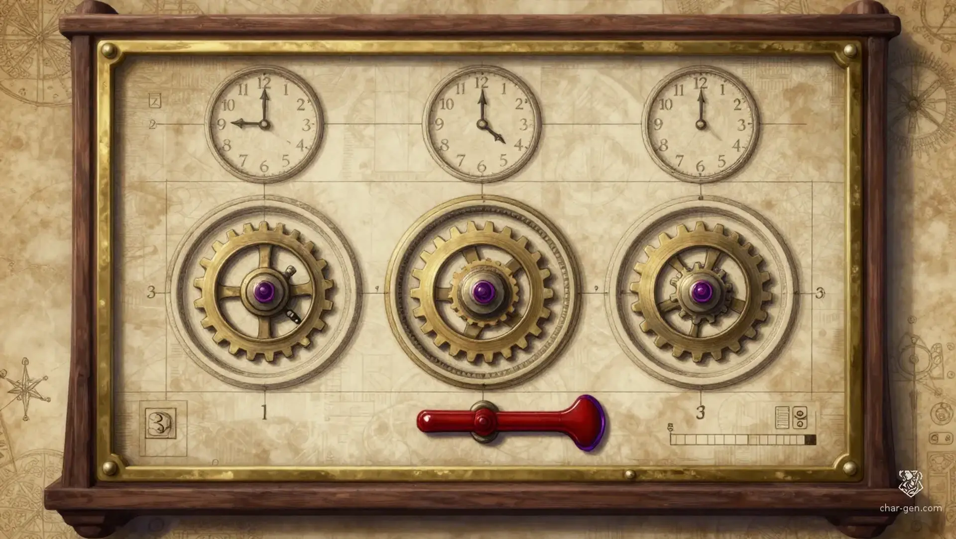 The House That Keeps Time - AI-generated fantasy Puzzle