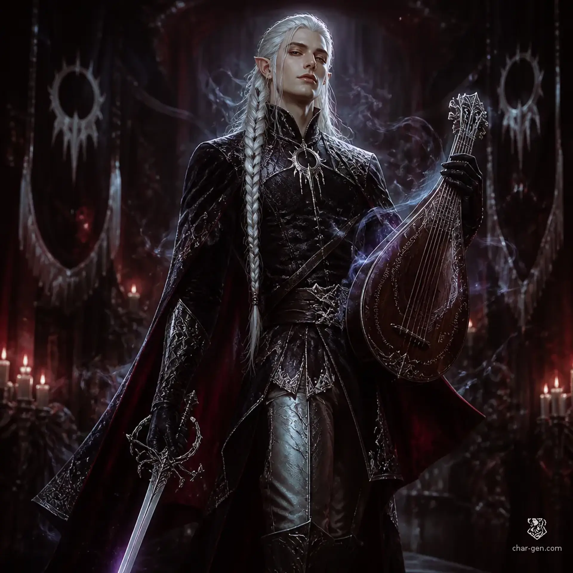Caelion Vaelorath - AI-generated fantasy Character