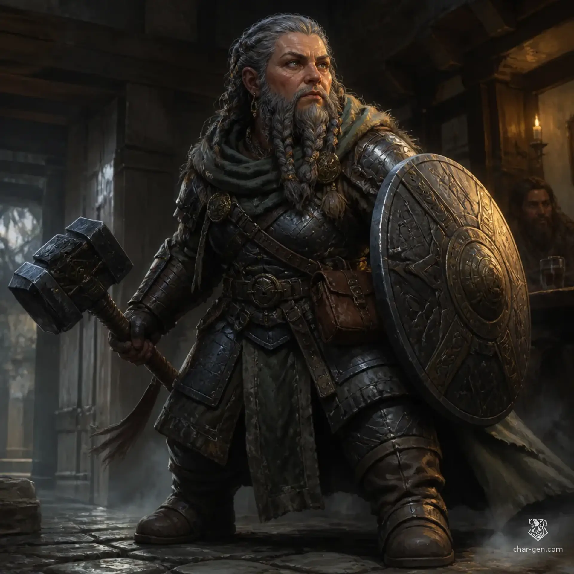 Grunhilde Gorkaragost - AI-generated fantasy Character