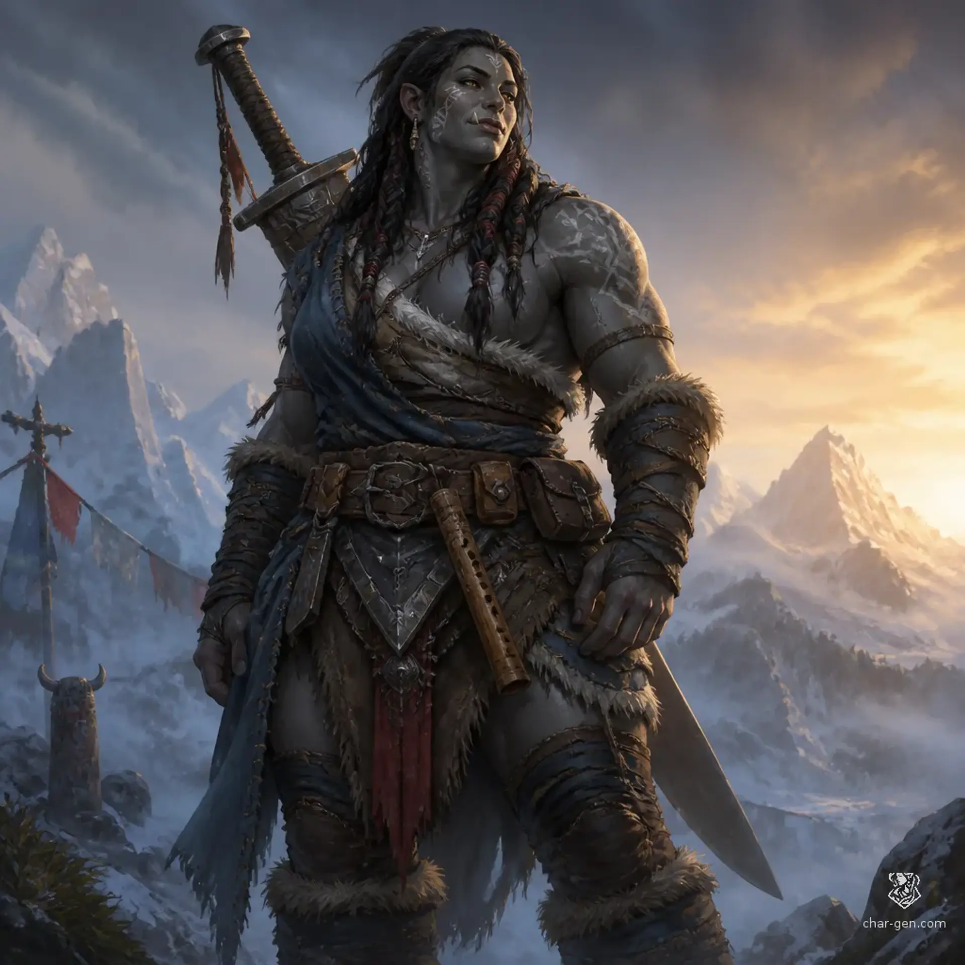 Shishazi - AI-generated fantasy Character