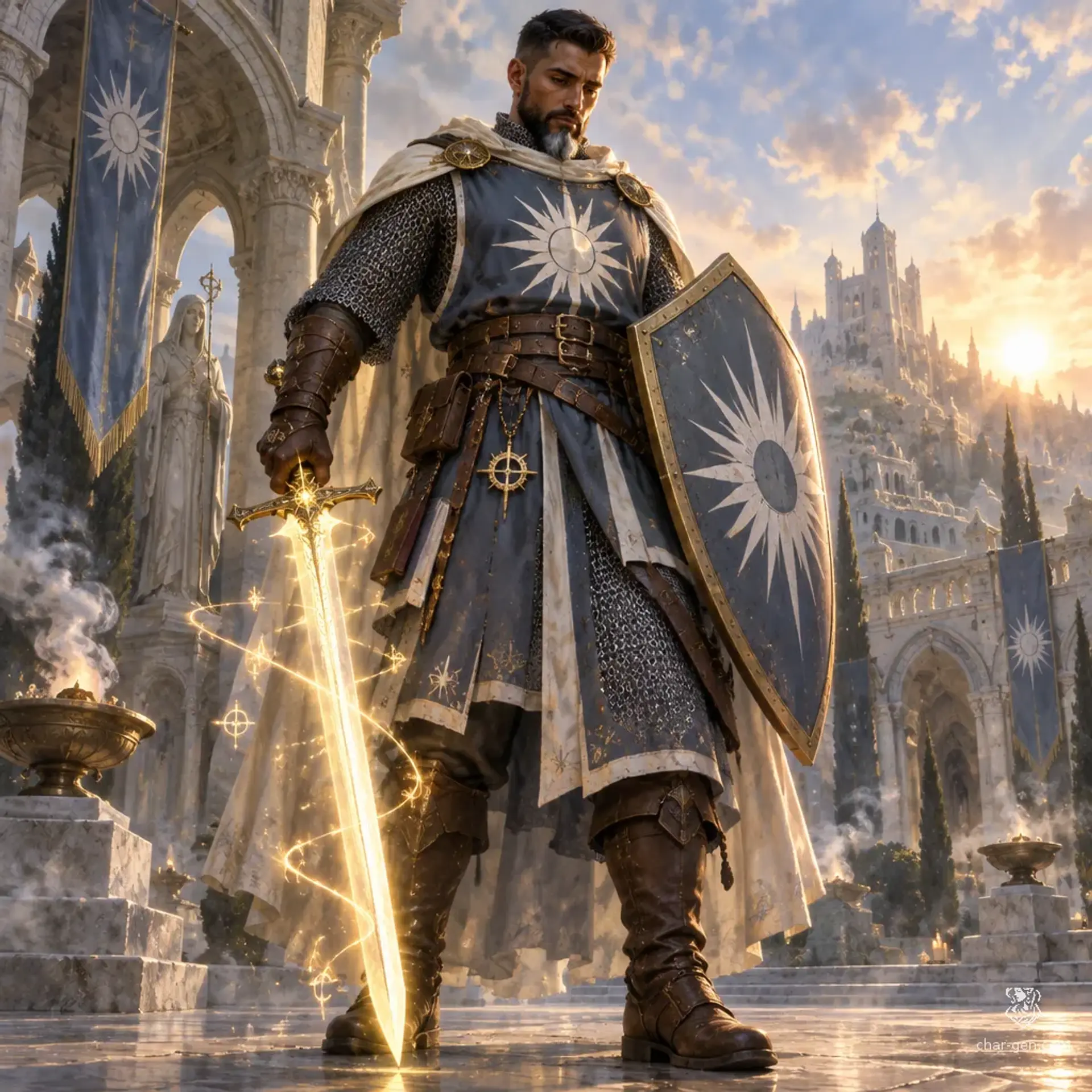 Kareem Tikkanen - AI-generated fantasy Character
