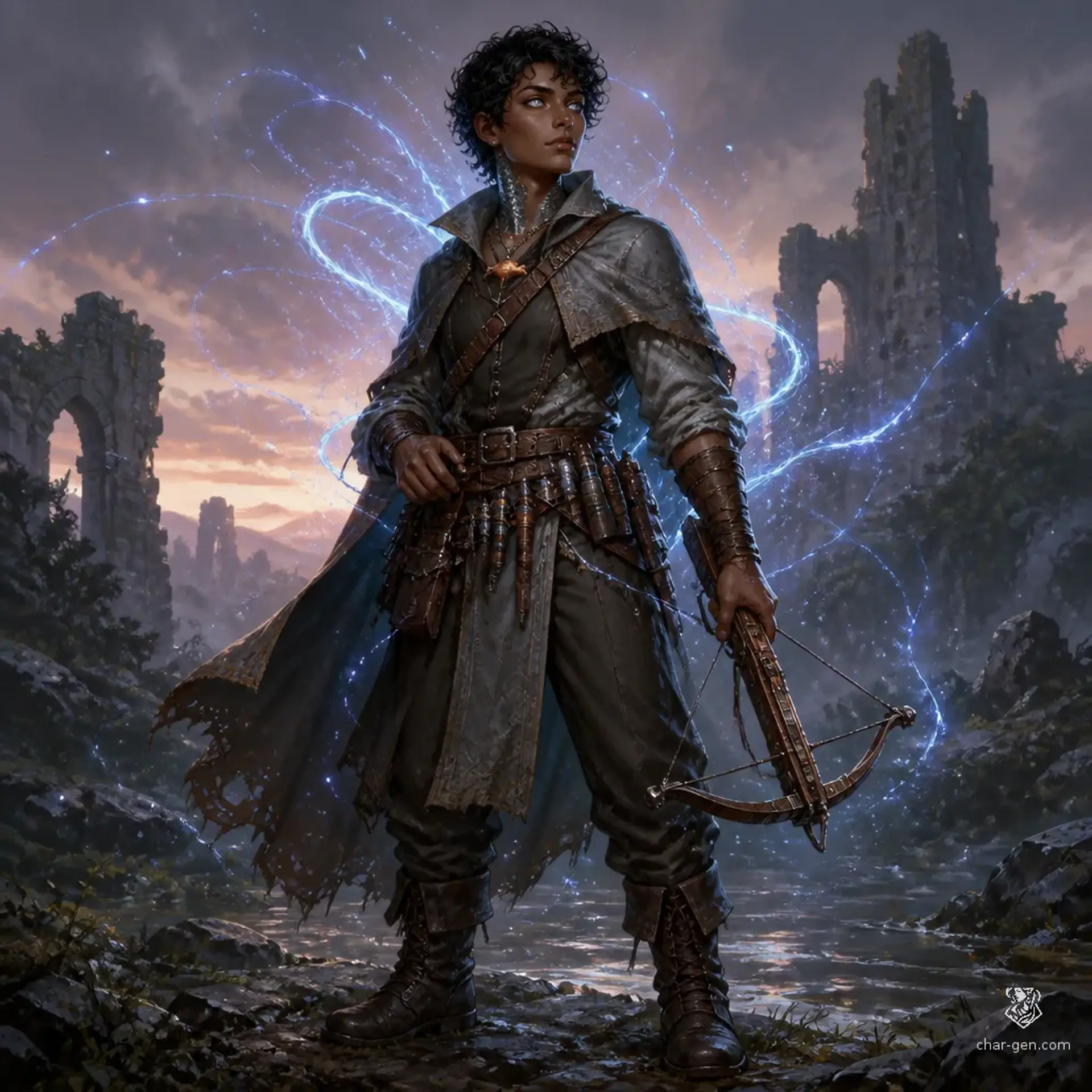 Seshathi Moyo - AI-generated fantasy Character