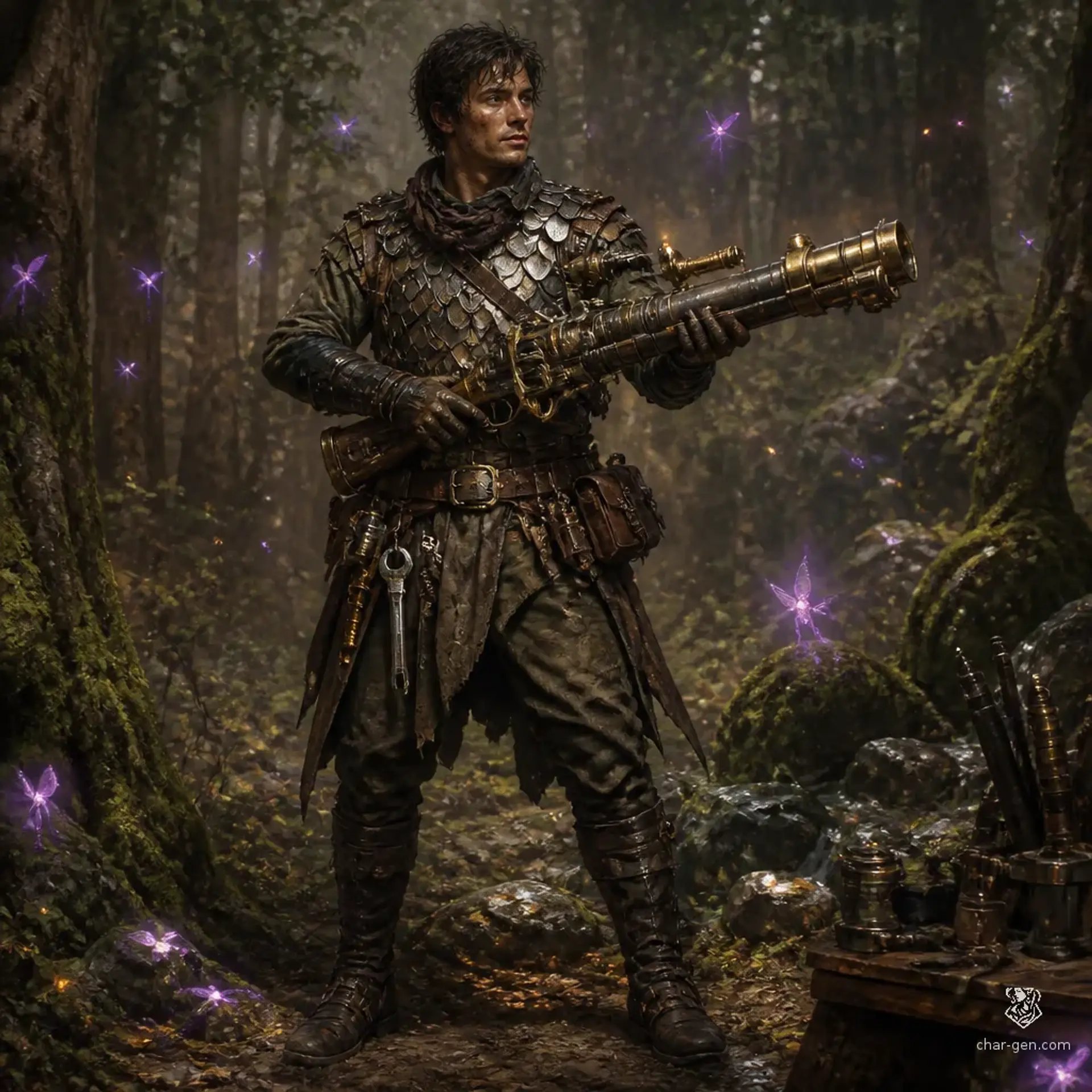 Dylan - AI-generated fantasy Character