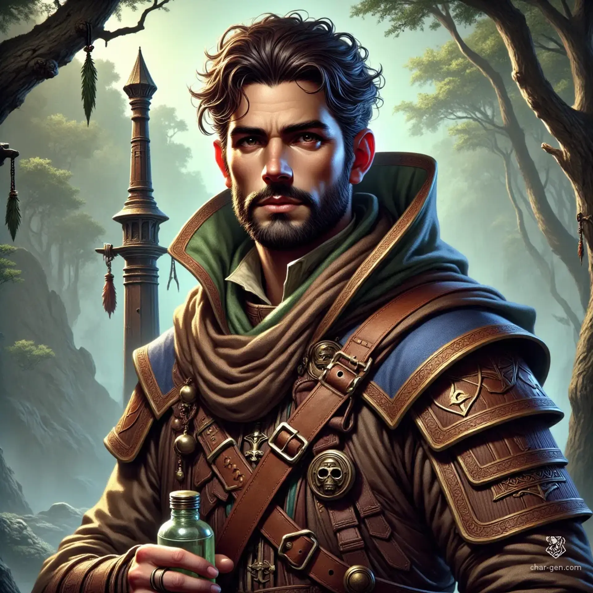 Marek Thalor - AI-generated fantasy NPC
