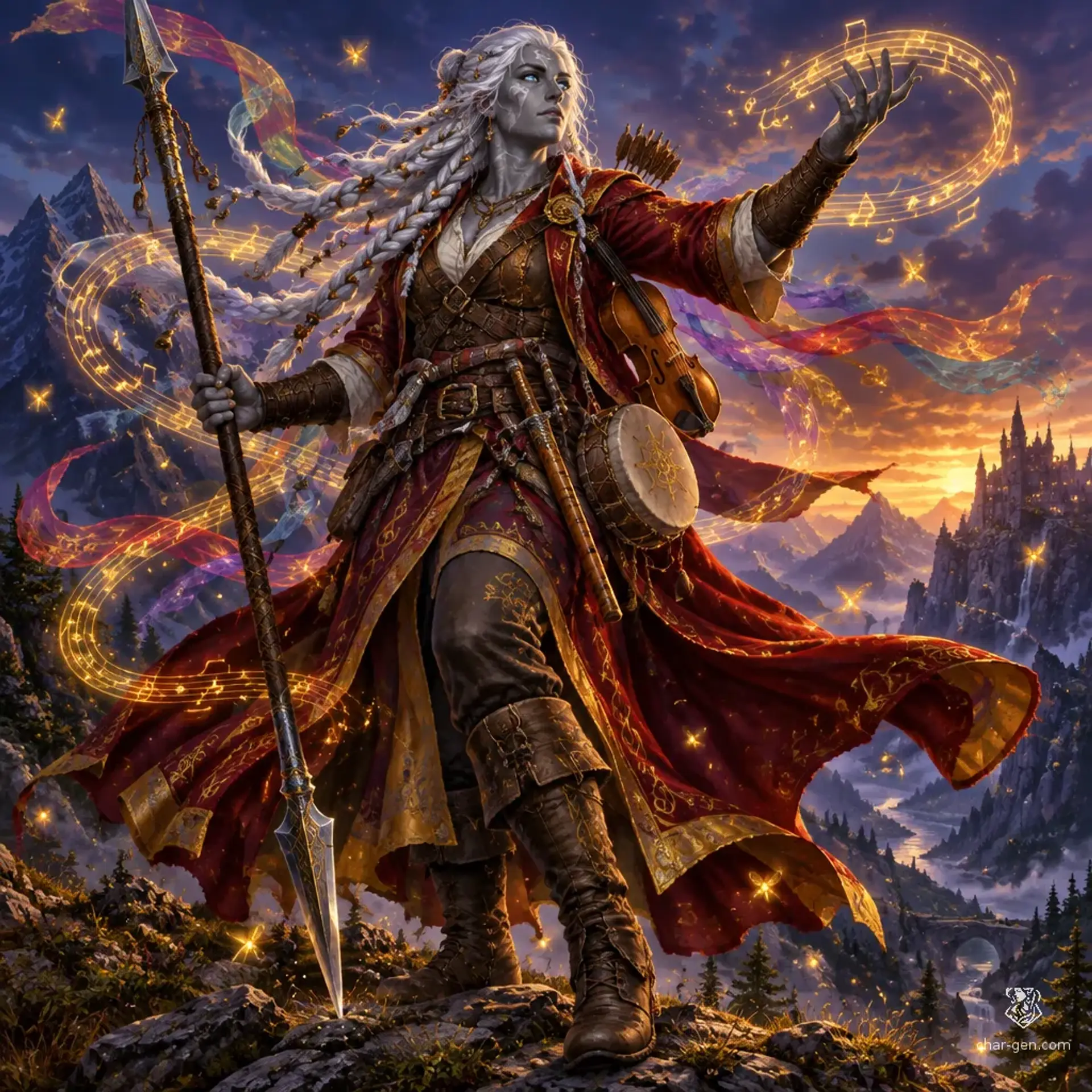 Serenity Lockheart - AI-generated fantasy Character