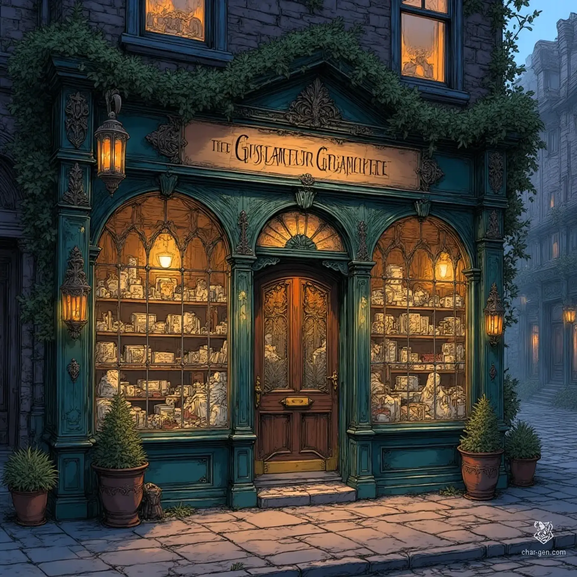 The Gossamer Grimoire - AI-generated fantasy Shop