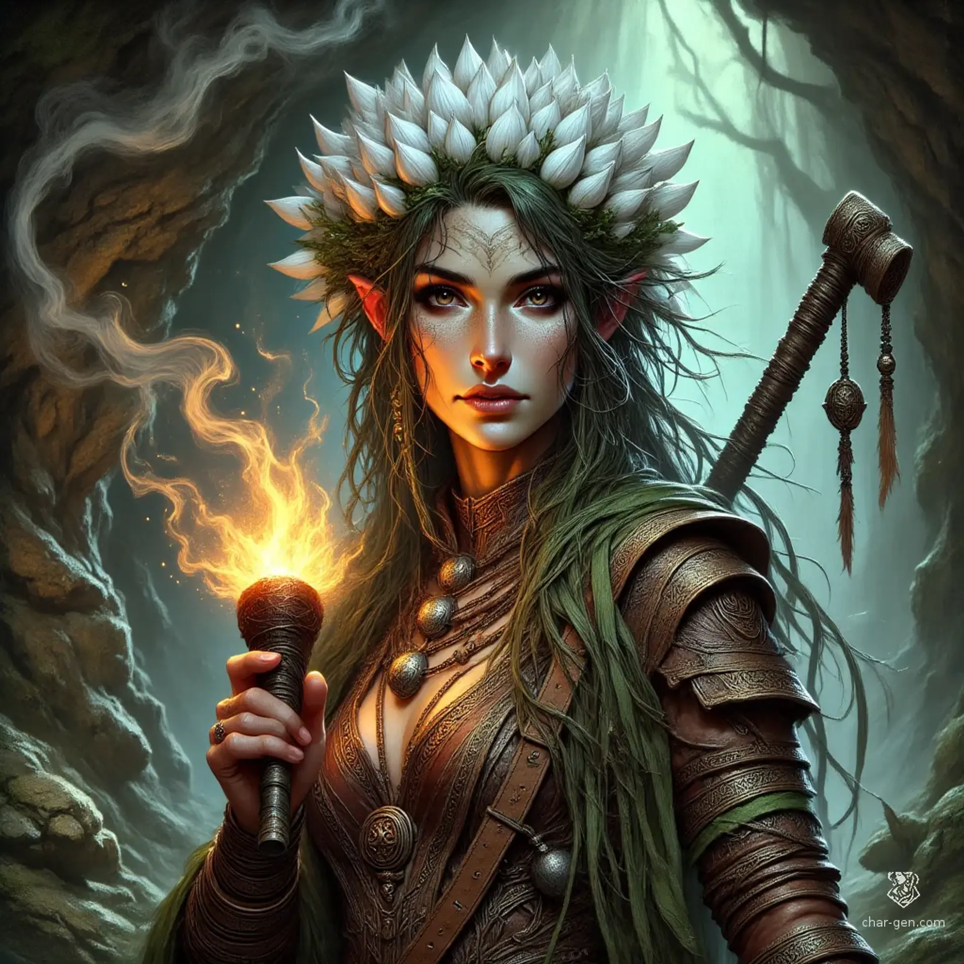 Gizaragzda, the Lady - AI-generated fantasy NPC