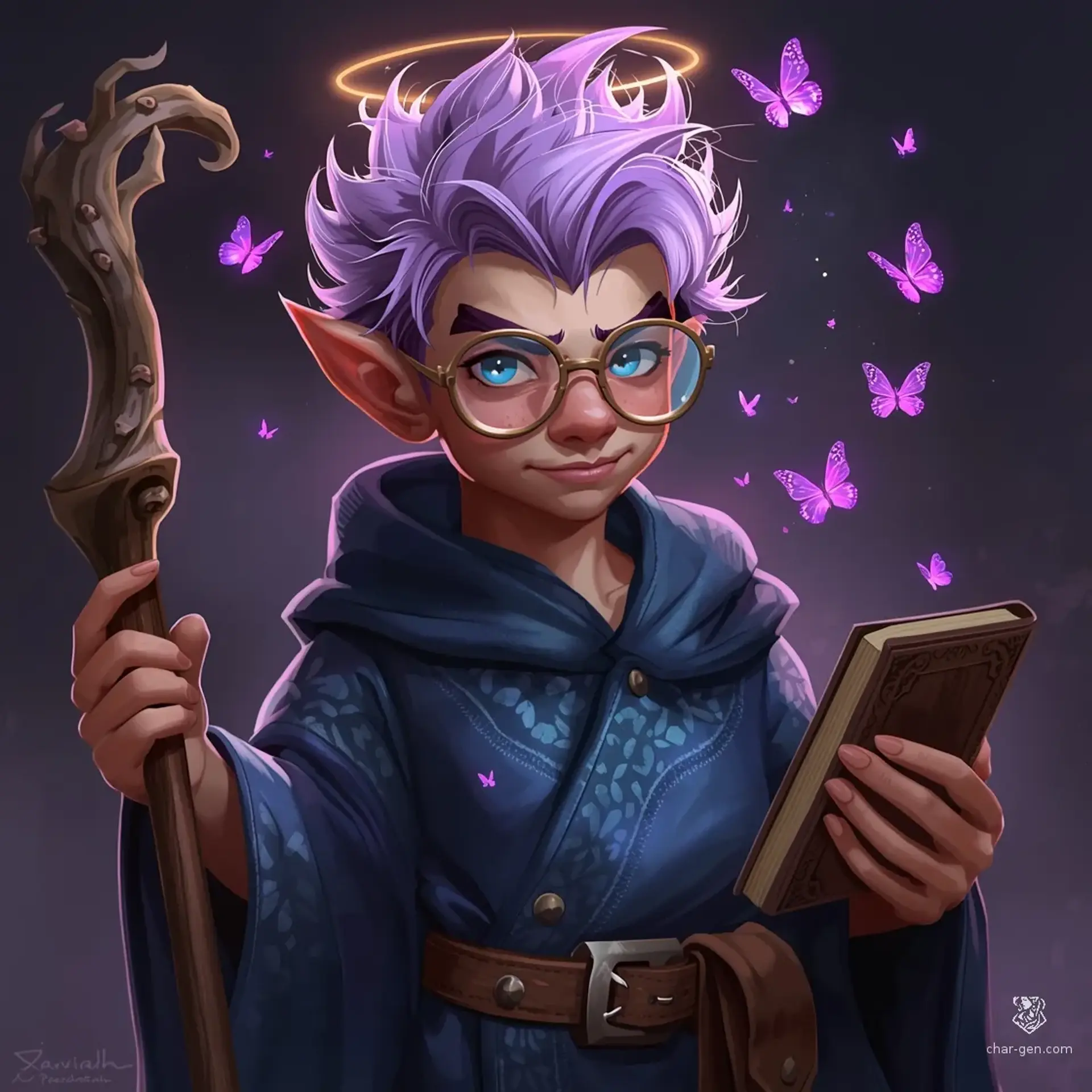 Glim Grogstomp - AI-generated fantasy Character