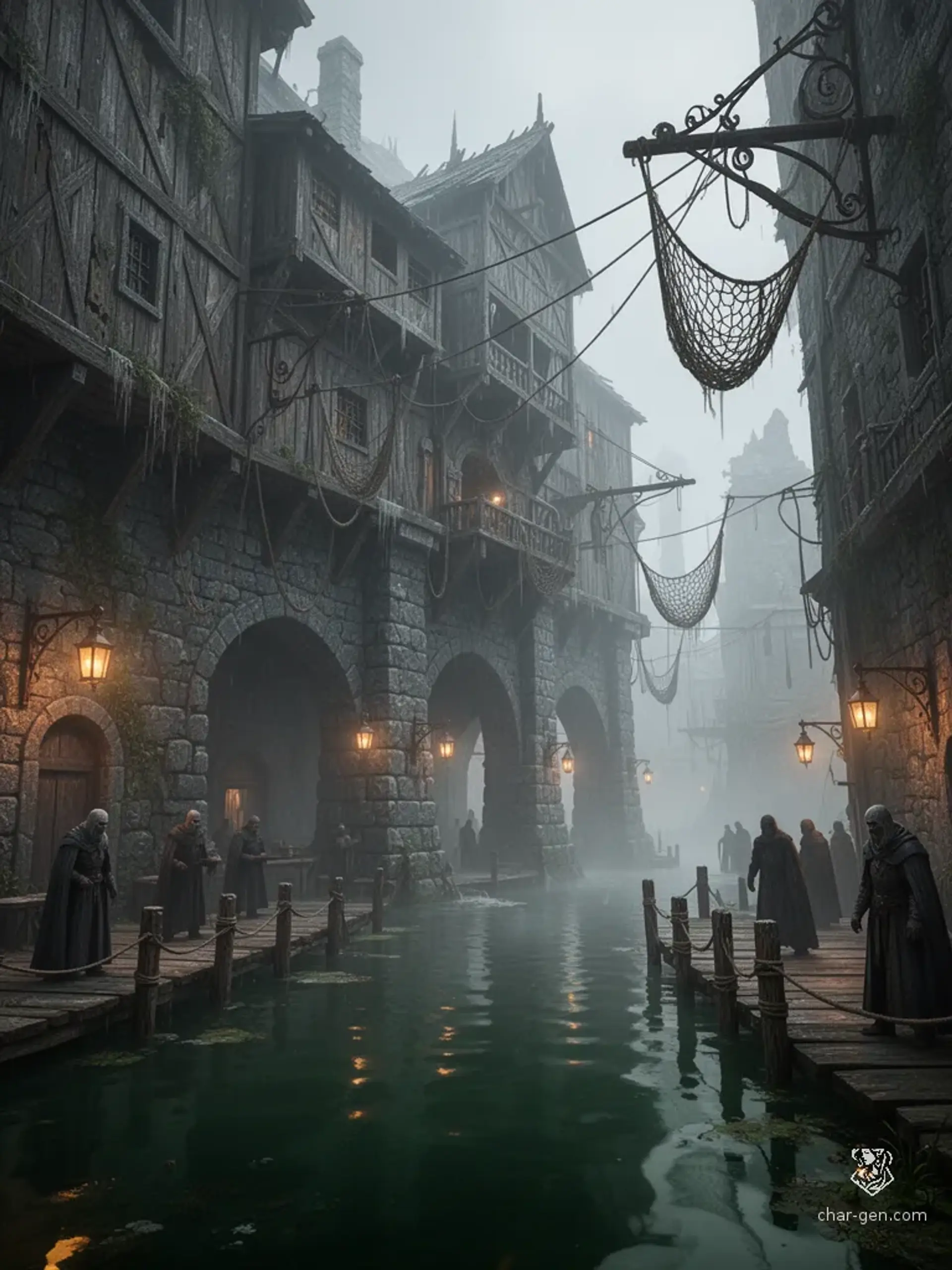 The Shrouded Dagger - AI-generated fantasy Tavern