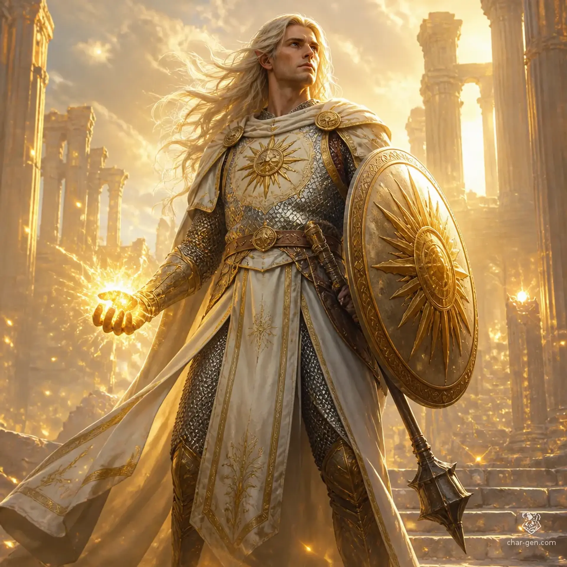 Myrion - AI-generated fantasy Character