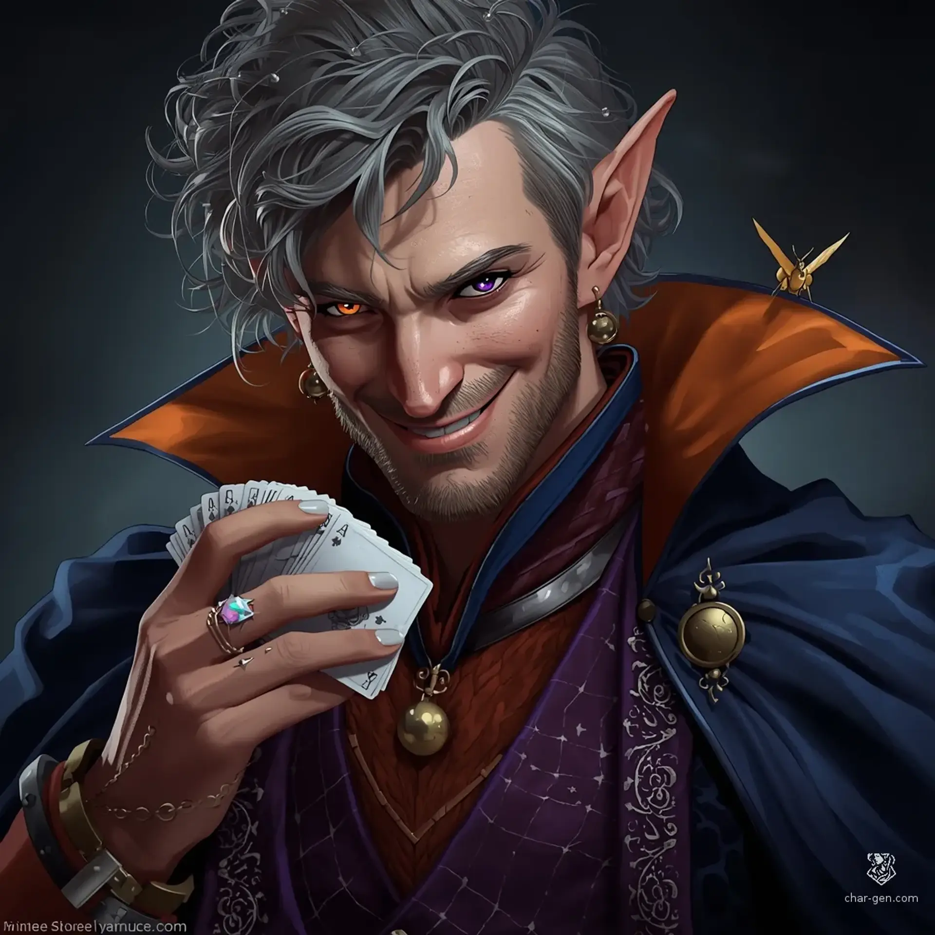 Zaleous 'Zal' Valerius - AI-generated fantasy NPC