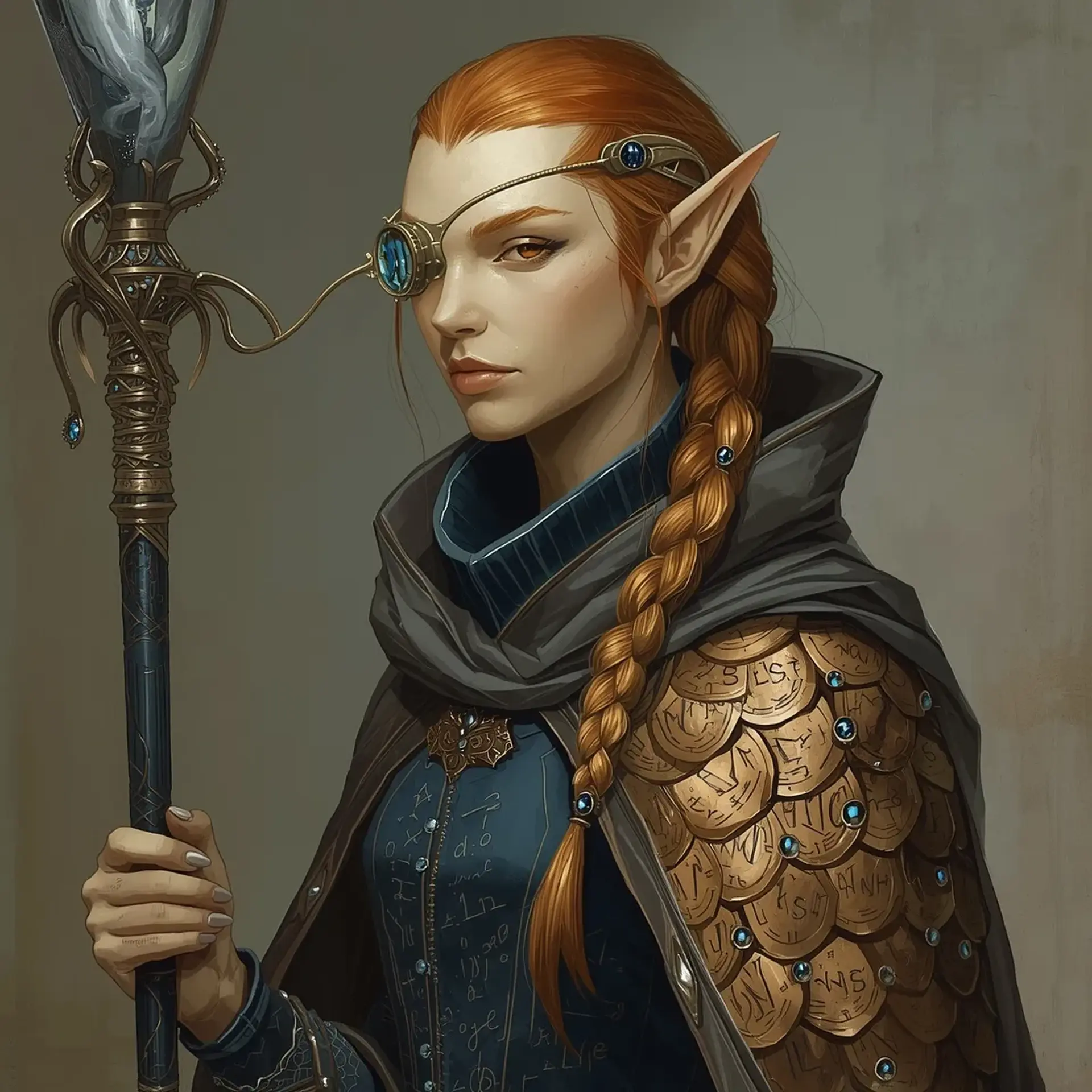 Vaelisandra Sun-Sunder - AI-generated fantasy NPC