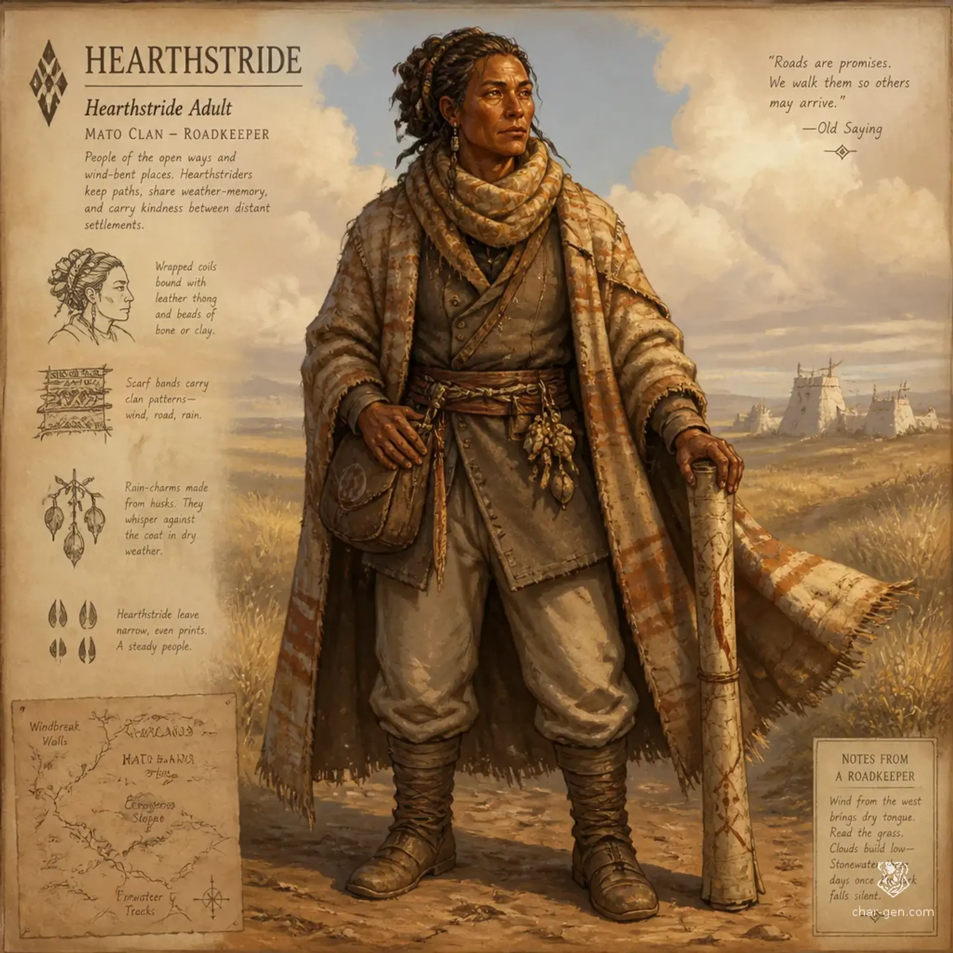 Hearthstride - AI-generated fantasy Species