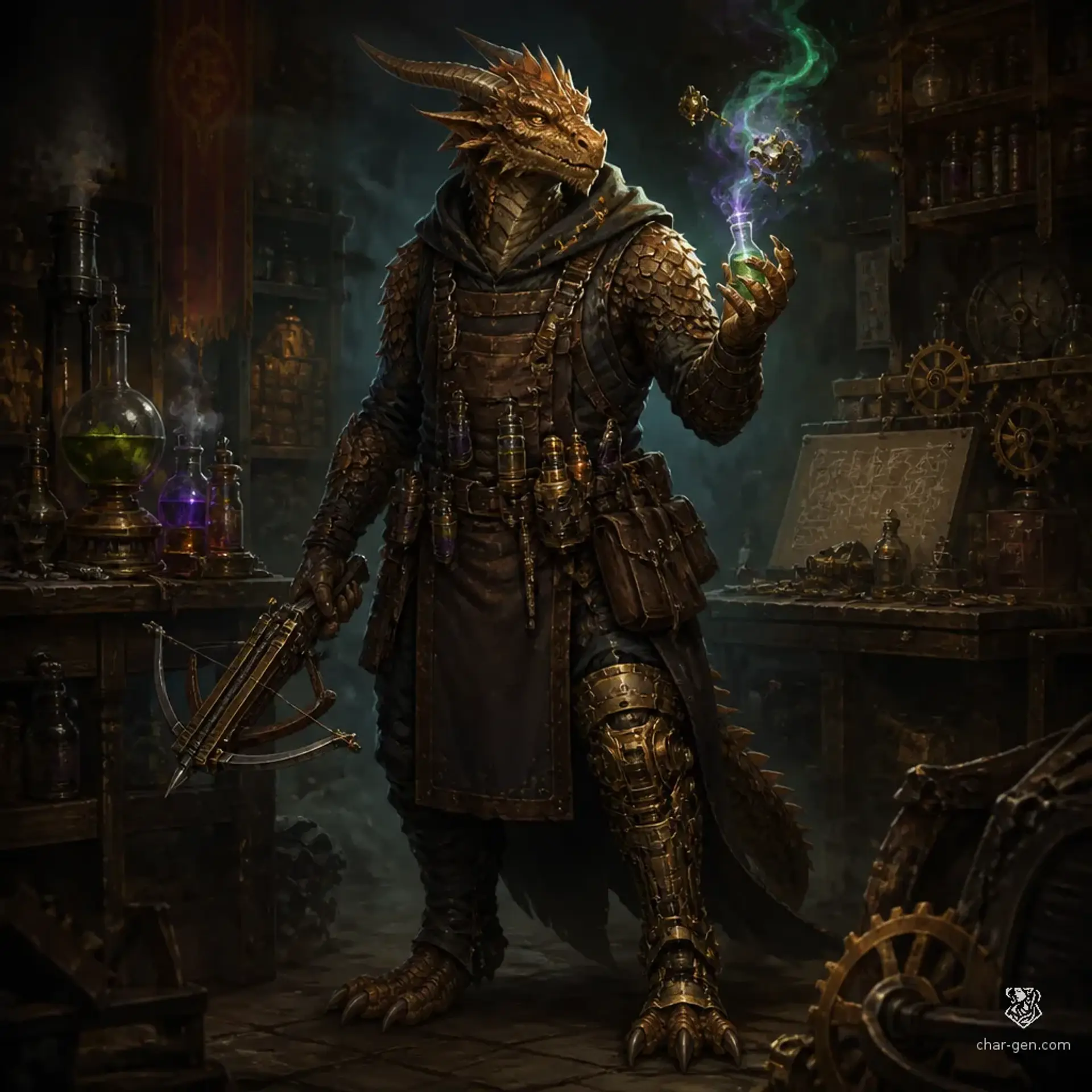 Knee-co - AI-generated fantasy Character