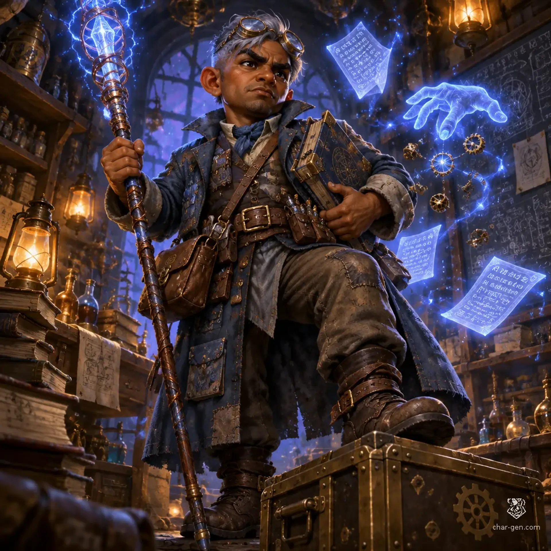Tavi Korda - AI-generated fantasy Character