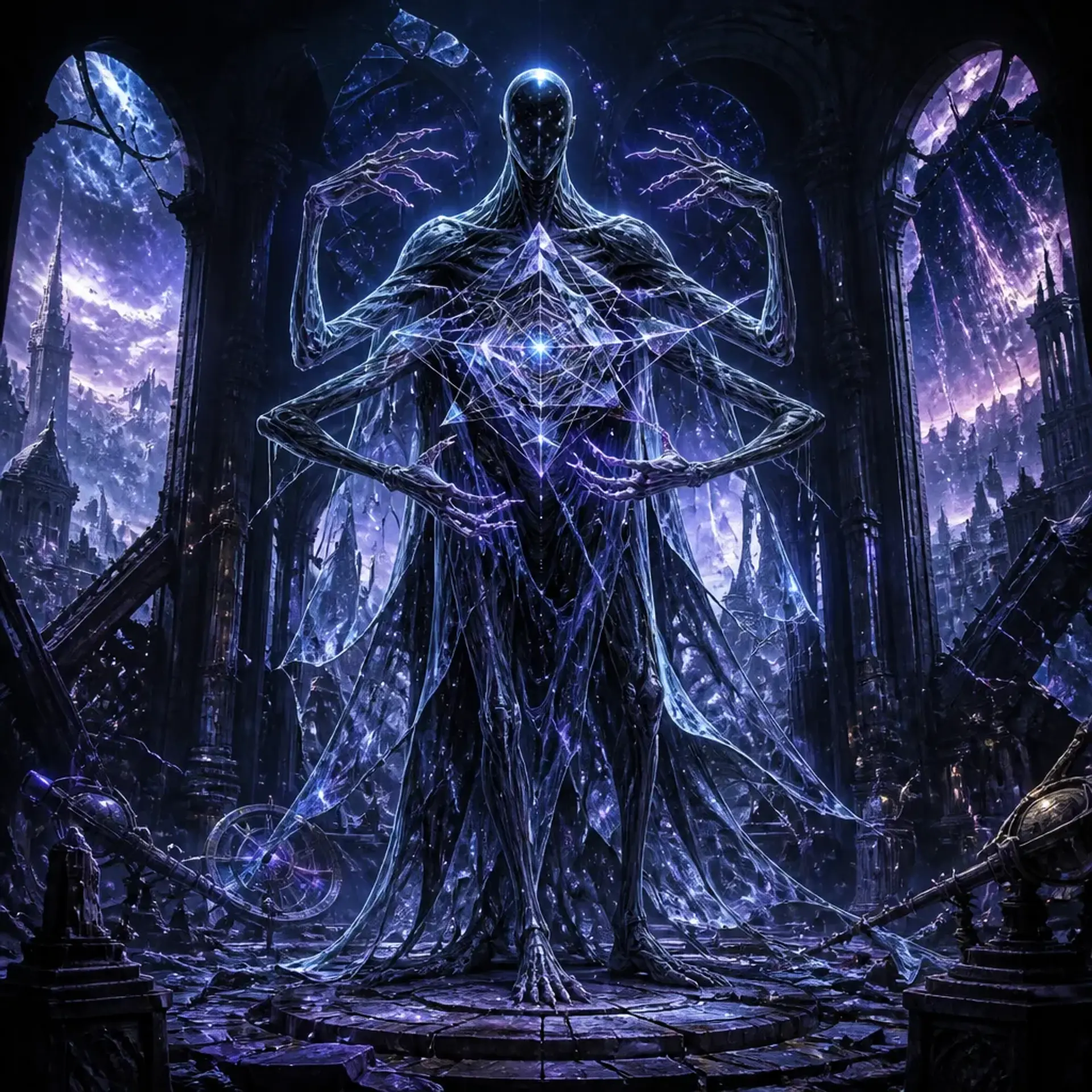 Star Spawn Seer - AI-generated fantasy Monster
