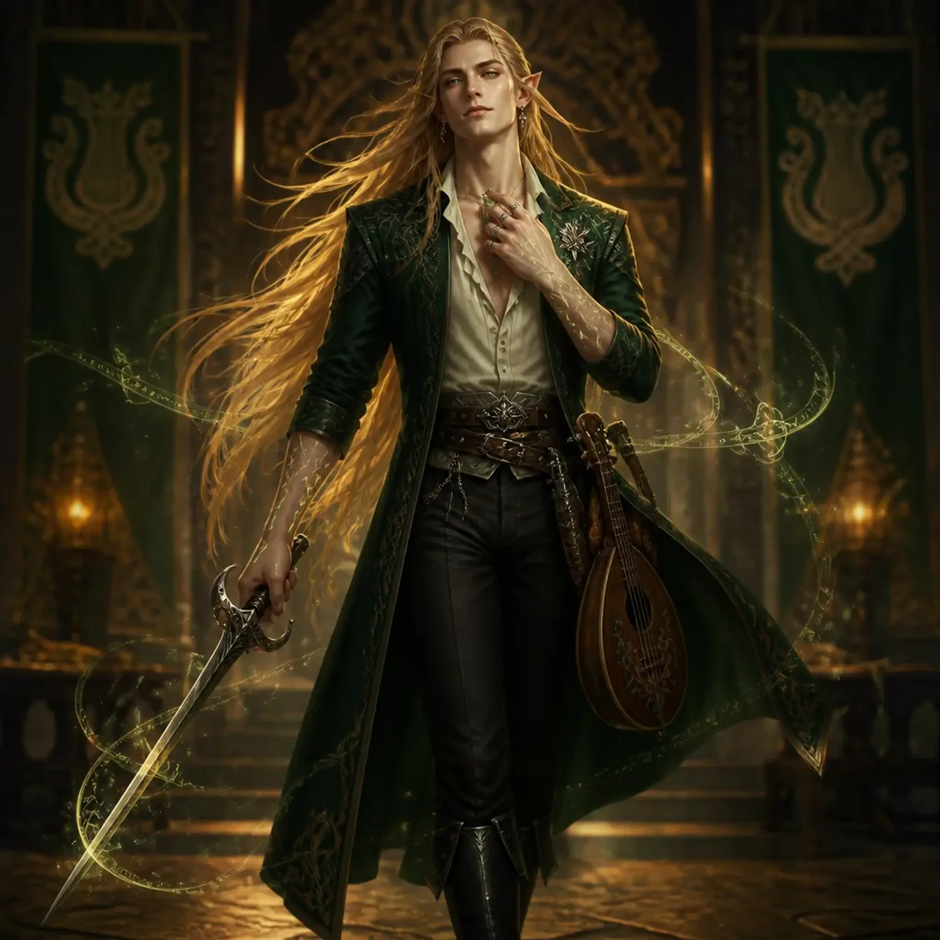 Nithaan - AI-generated fantasy Character