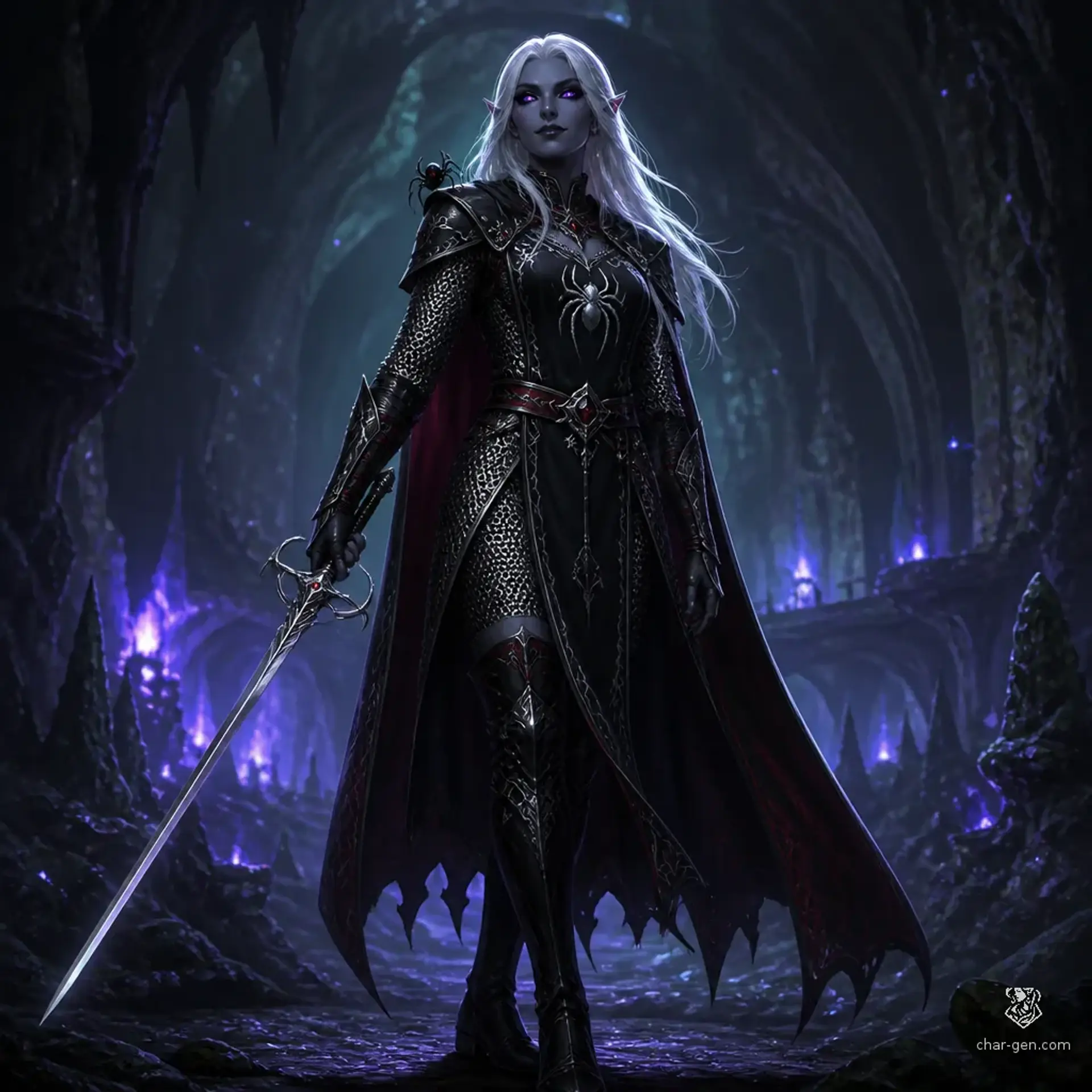 Aurelia Malice - AI-generated fantasy Character