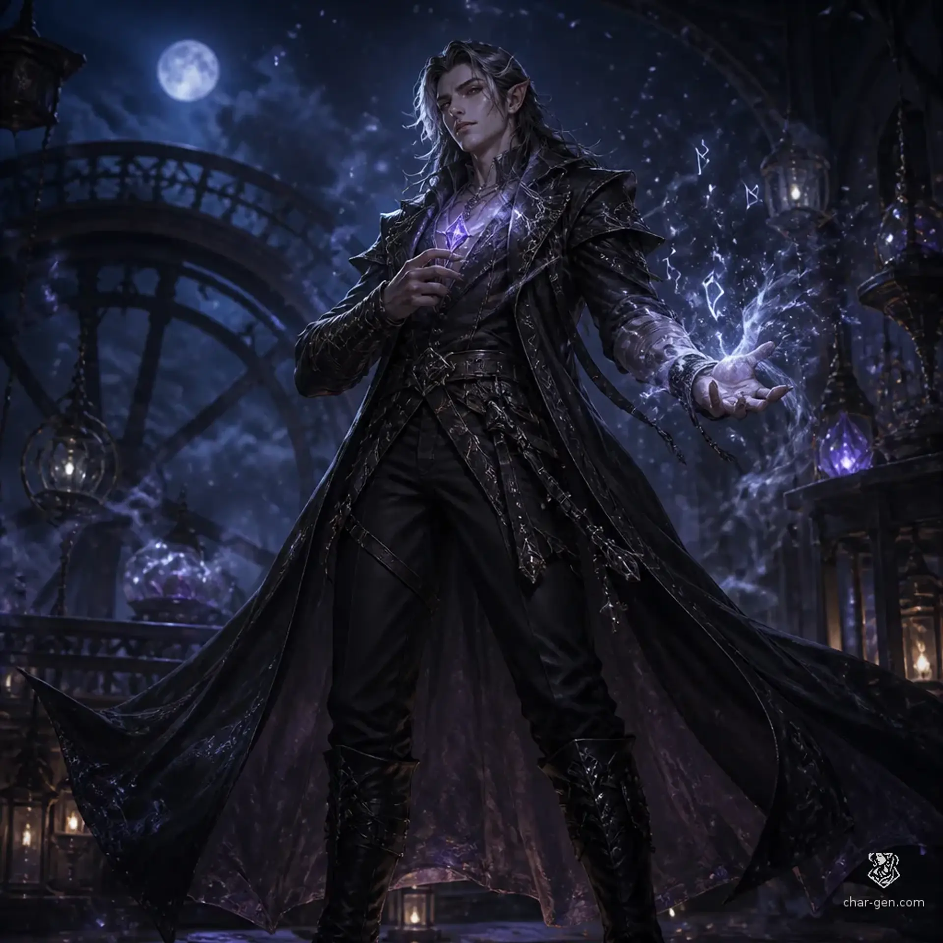 Rhavyn Equinox - AI-generated fantasy Character