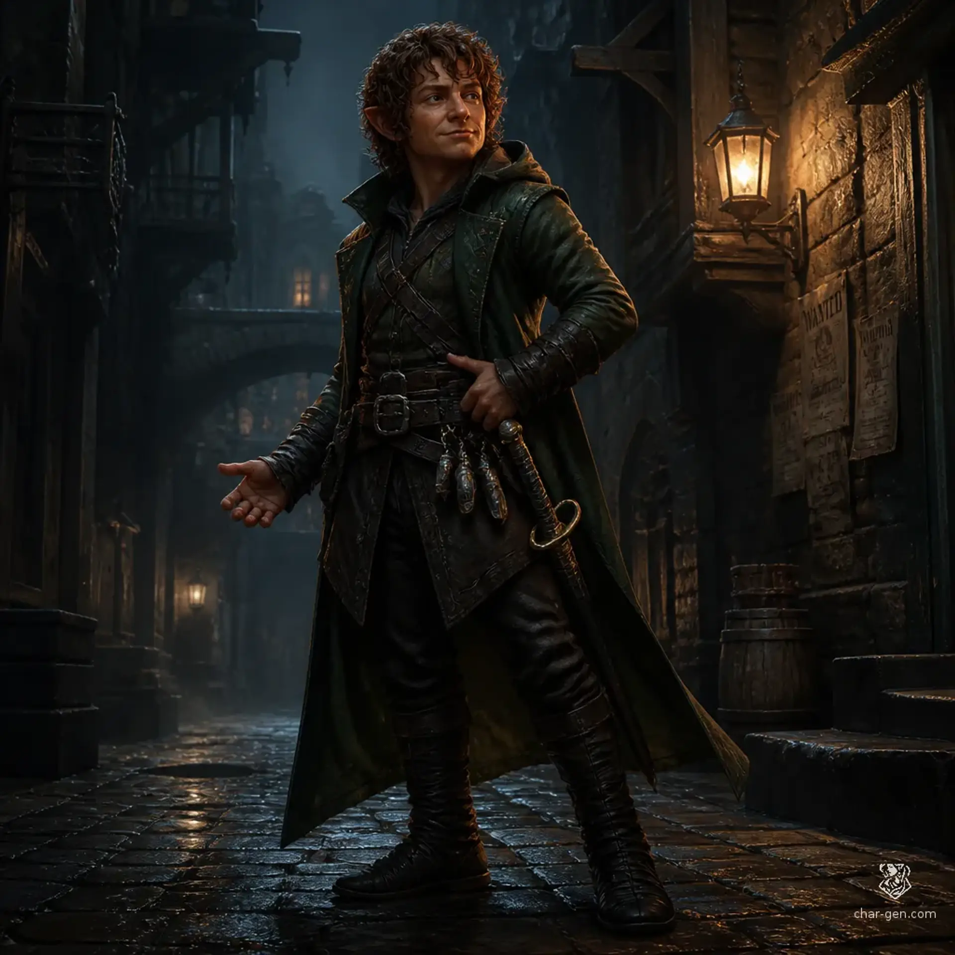 Horatio Oliphant Jones - AI-generated fantasy Character