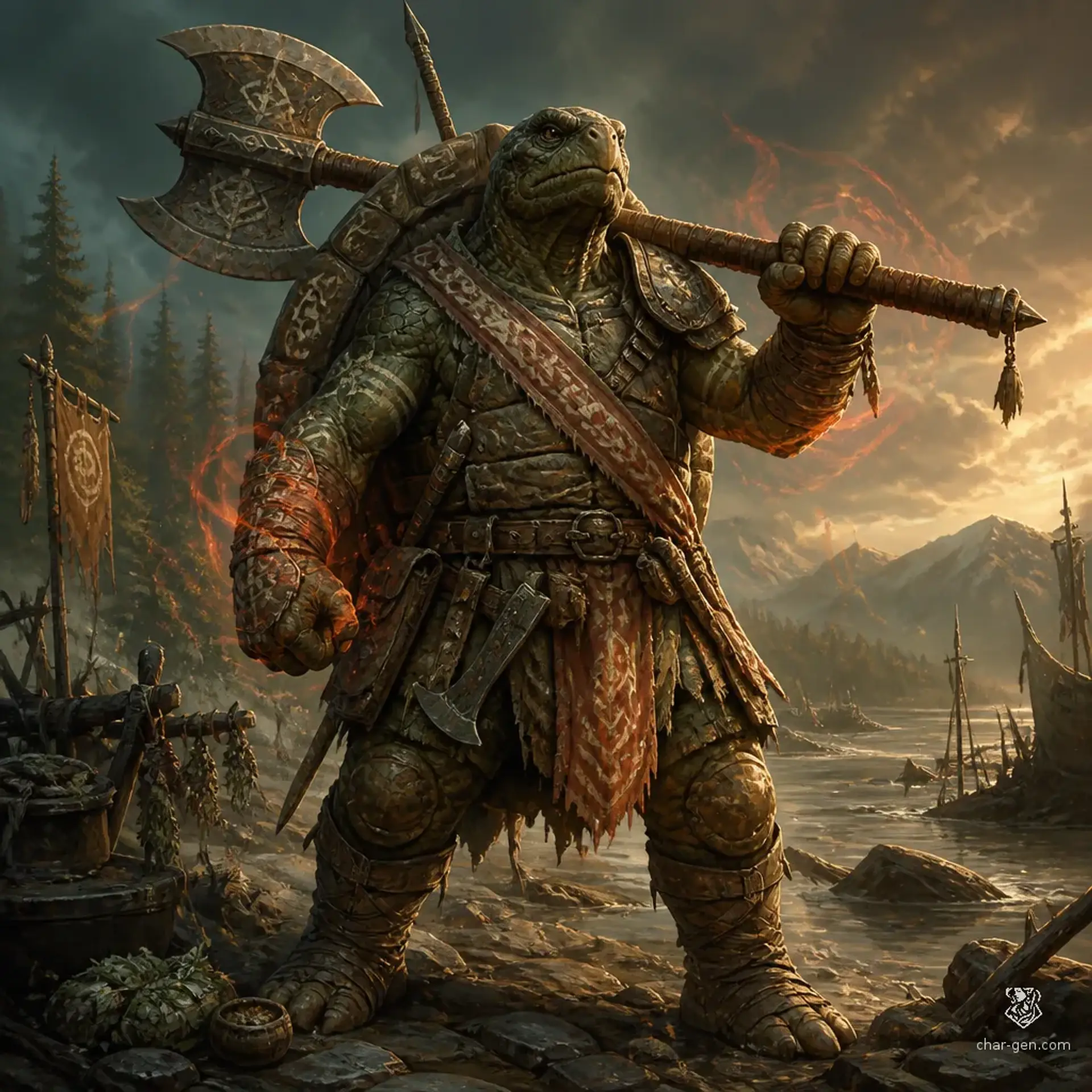 Boric - AI-generated fantasy Character