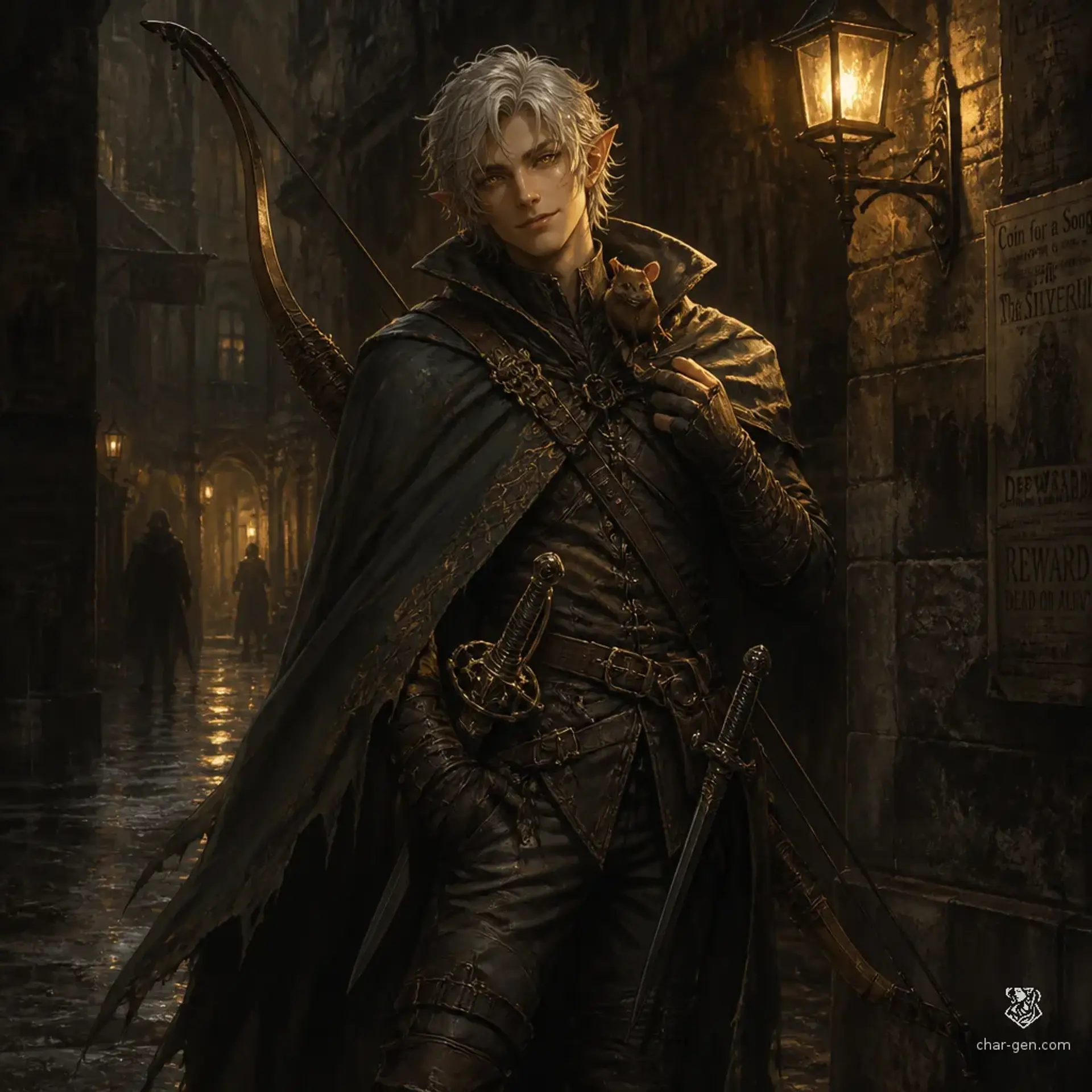Valerius Thorne - AI-generated fantasy Character