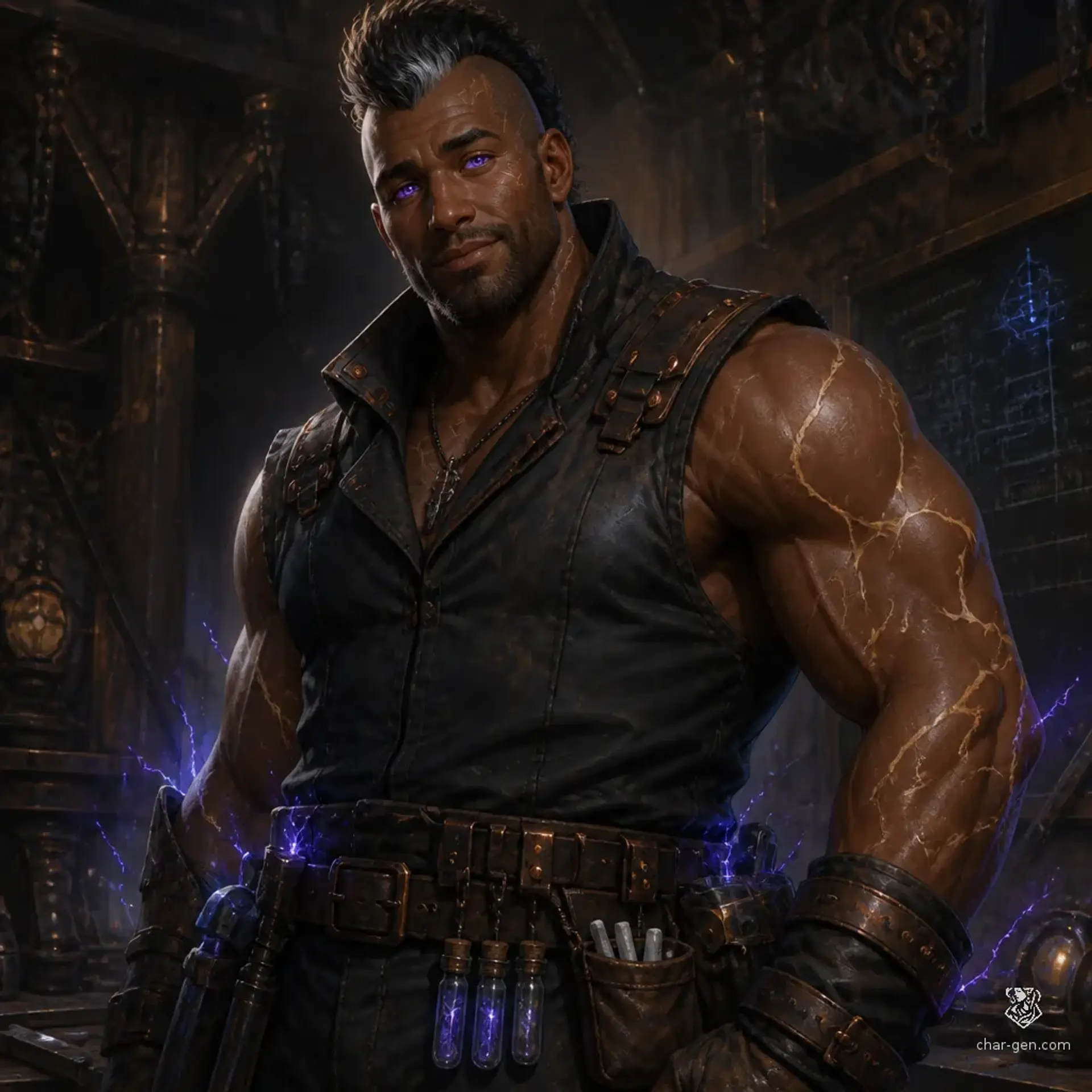 Kael Vorr - AI-generated fantasy NPC