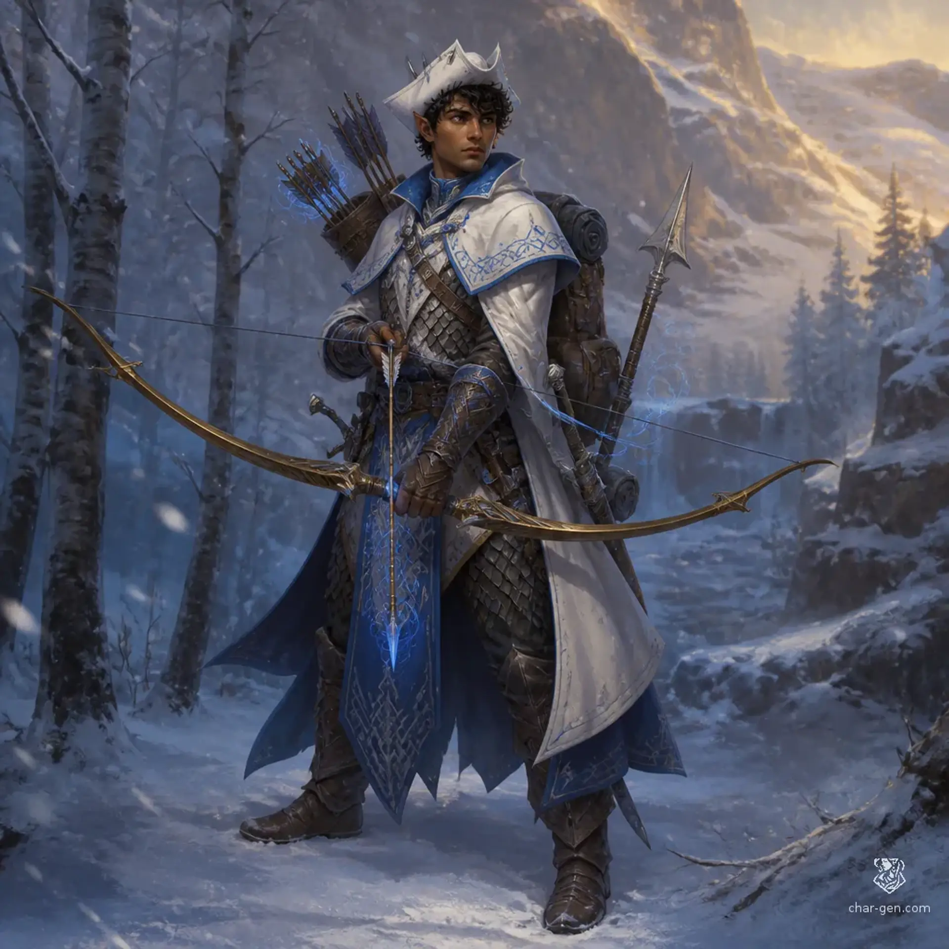Seskhi Shavteli - AI-generated fantasy Character