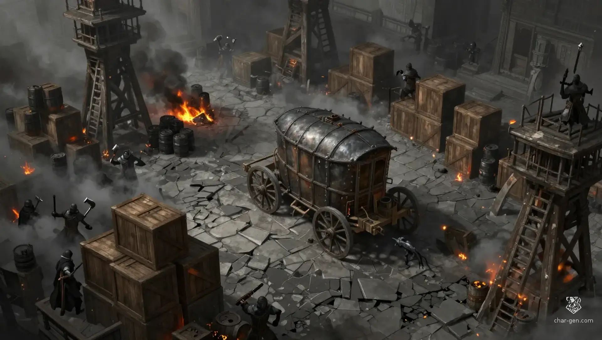 Keep the Explosive Secret - AI-generated fantasy Encounter