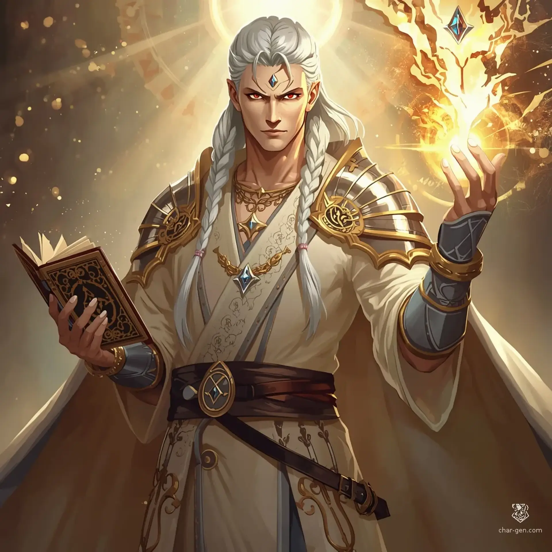 Valarian Dreamweaver - AI-generated fantasy Character