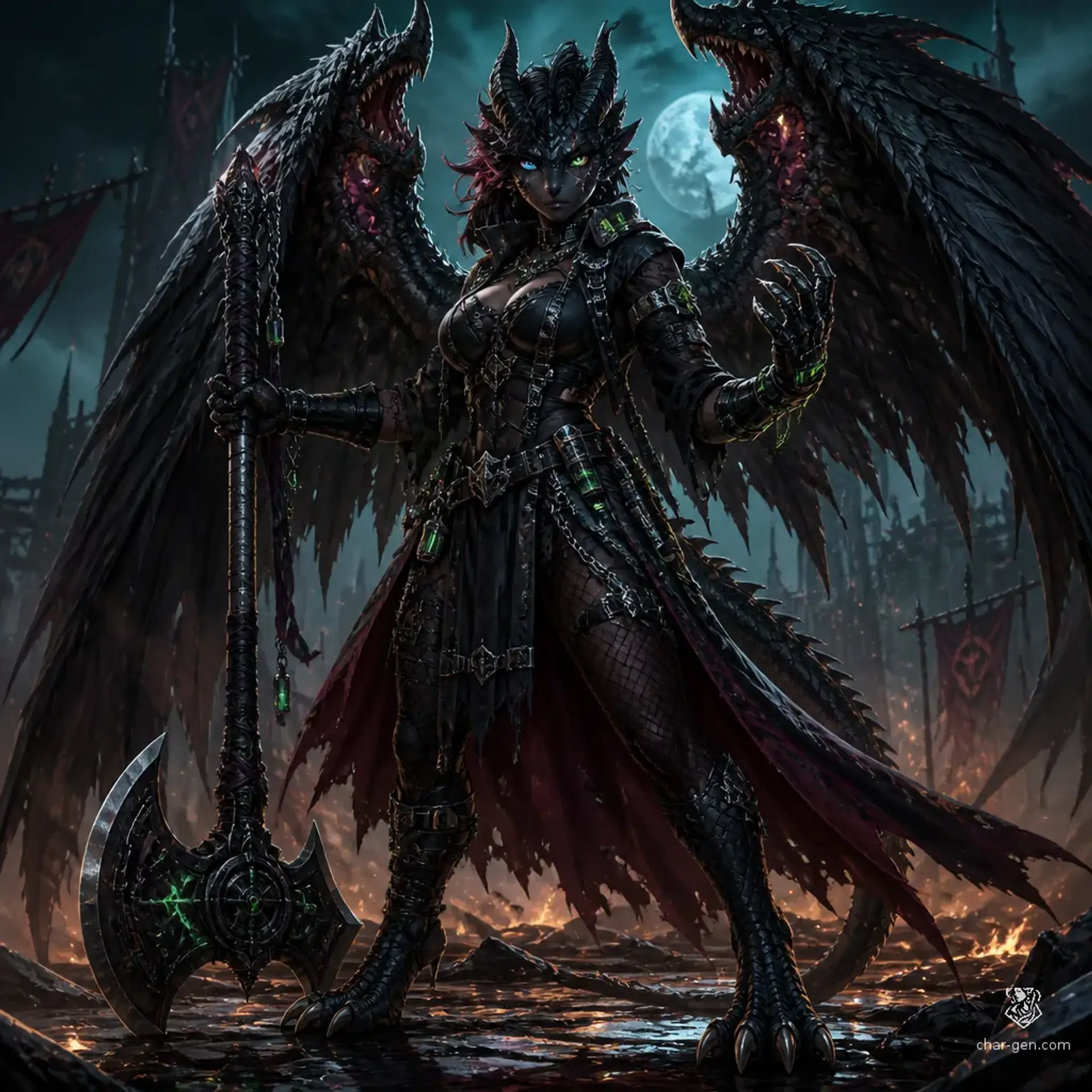 Vashiri Mbeko - AI-generated fantasy Character