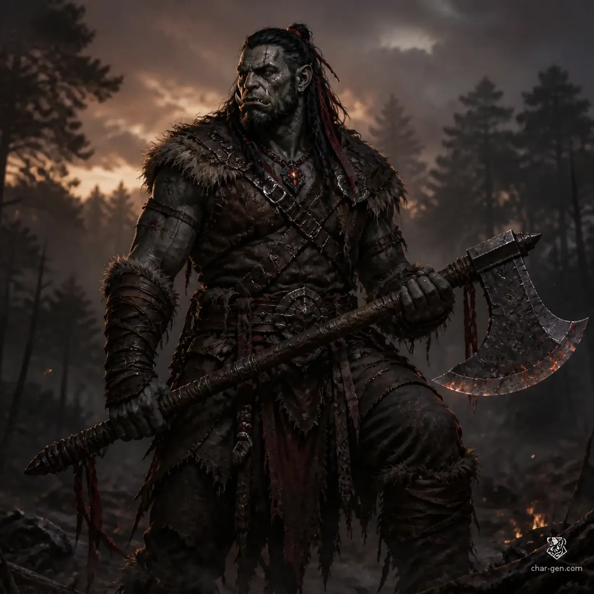 Hork - AI-generated fantasy Character