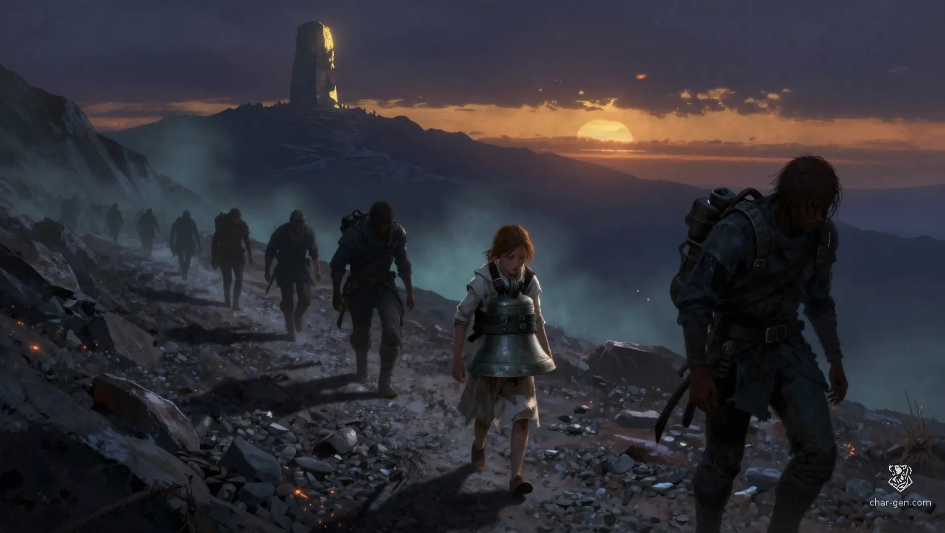 The Sanguine Pilgrimage - AI-generated fantasy Quest