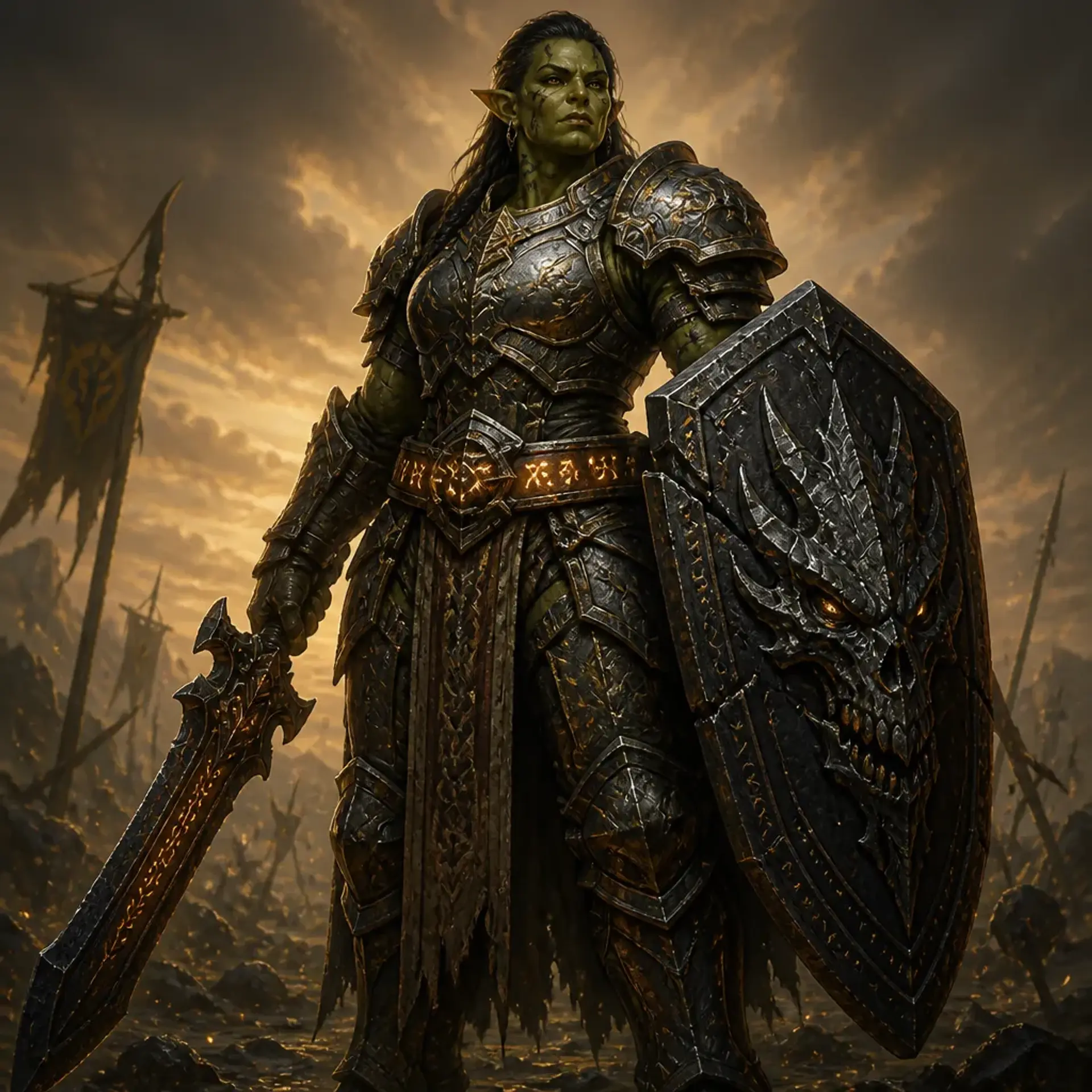 General Thraka Stone-Eater - AI-generated fantasy Character