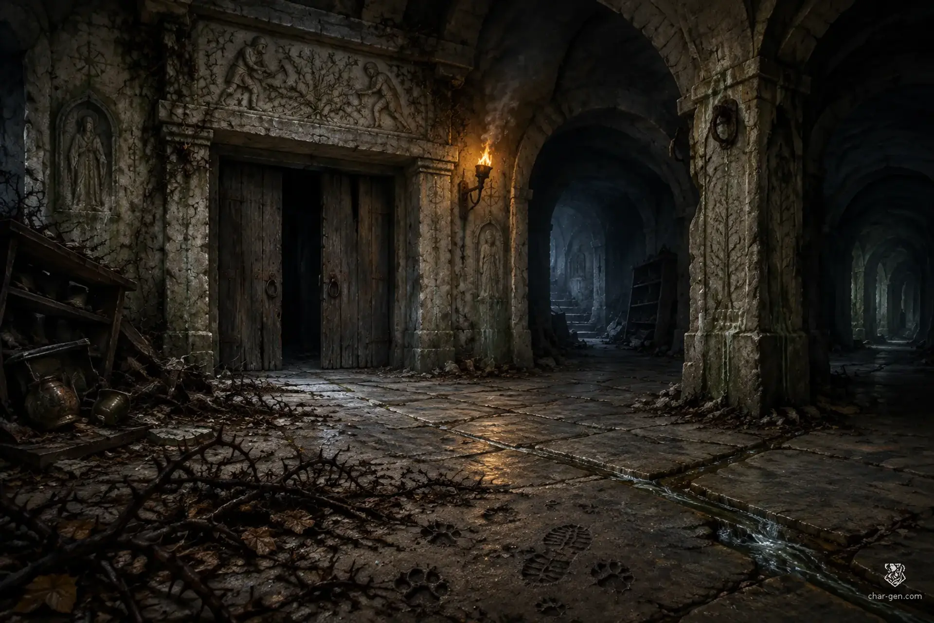 The Bramble-Cleared Rooms