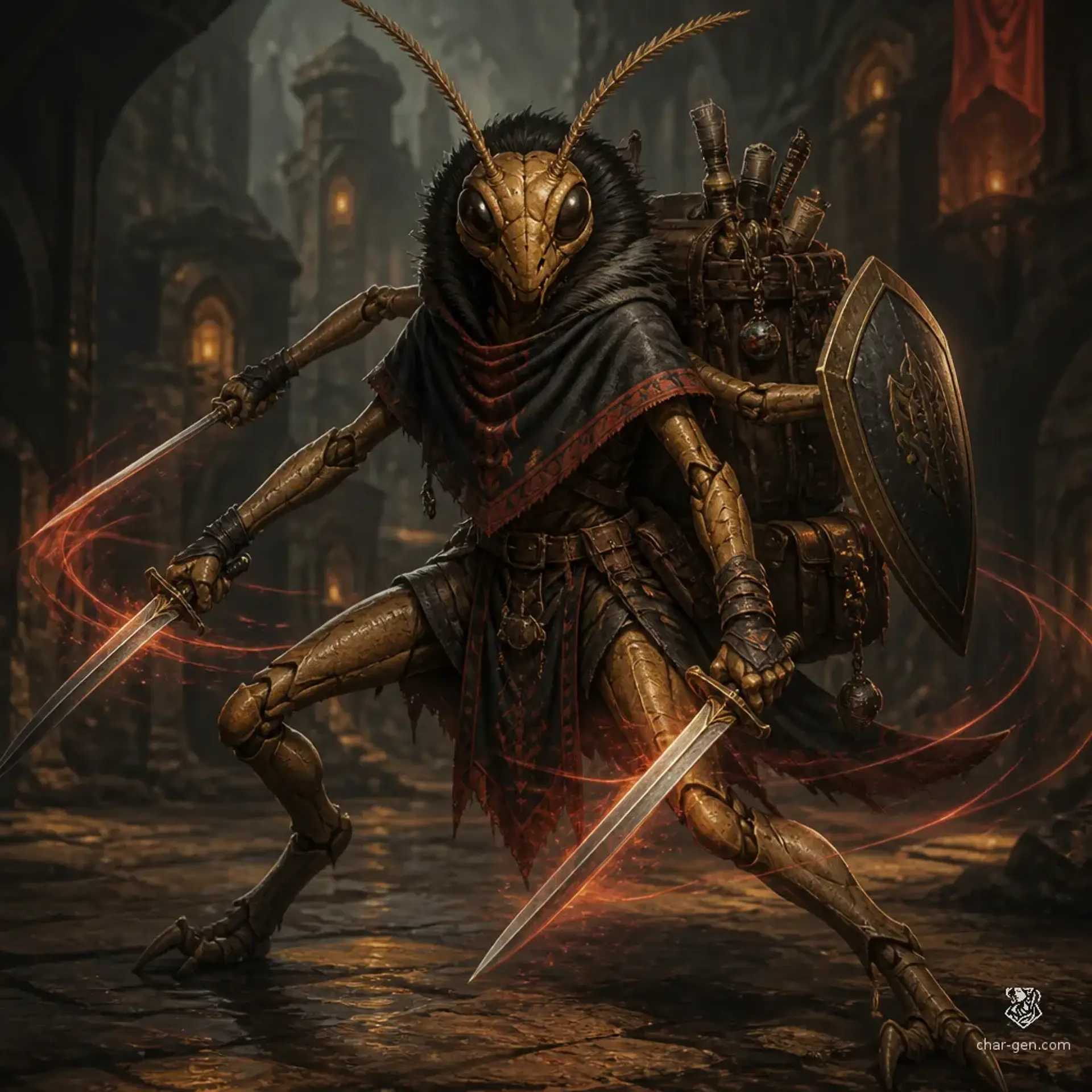 Ülgena - AI-generated fantasy Character
