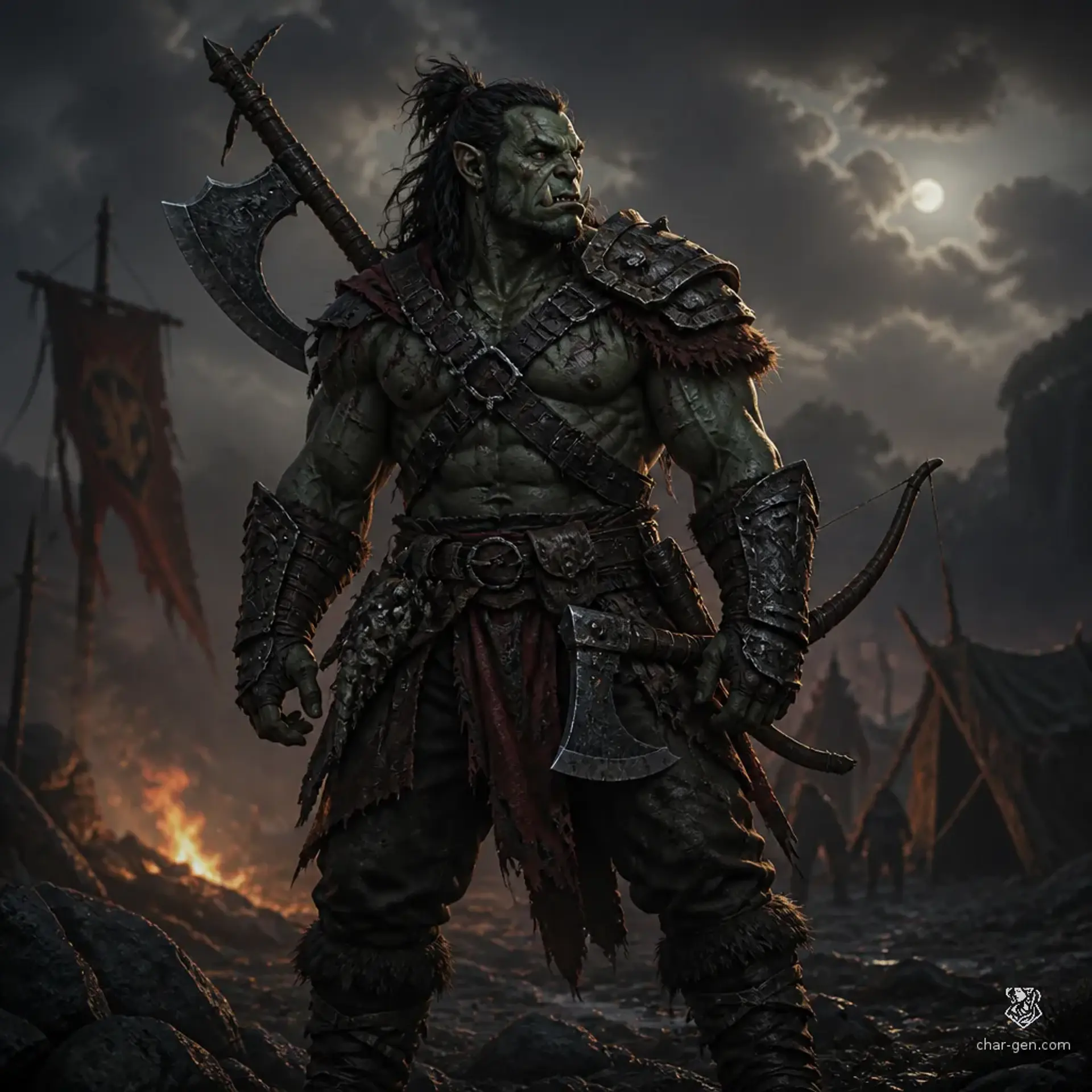 Rukhan Ironjaw - AI-generated fantasy Character