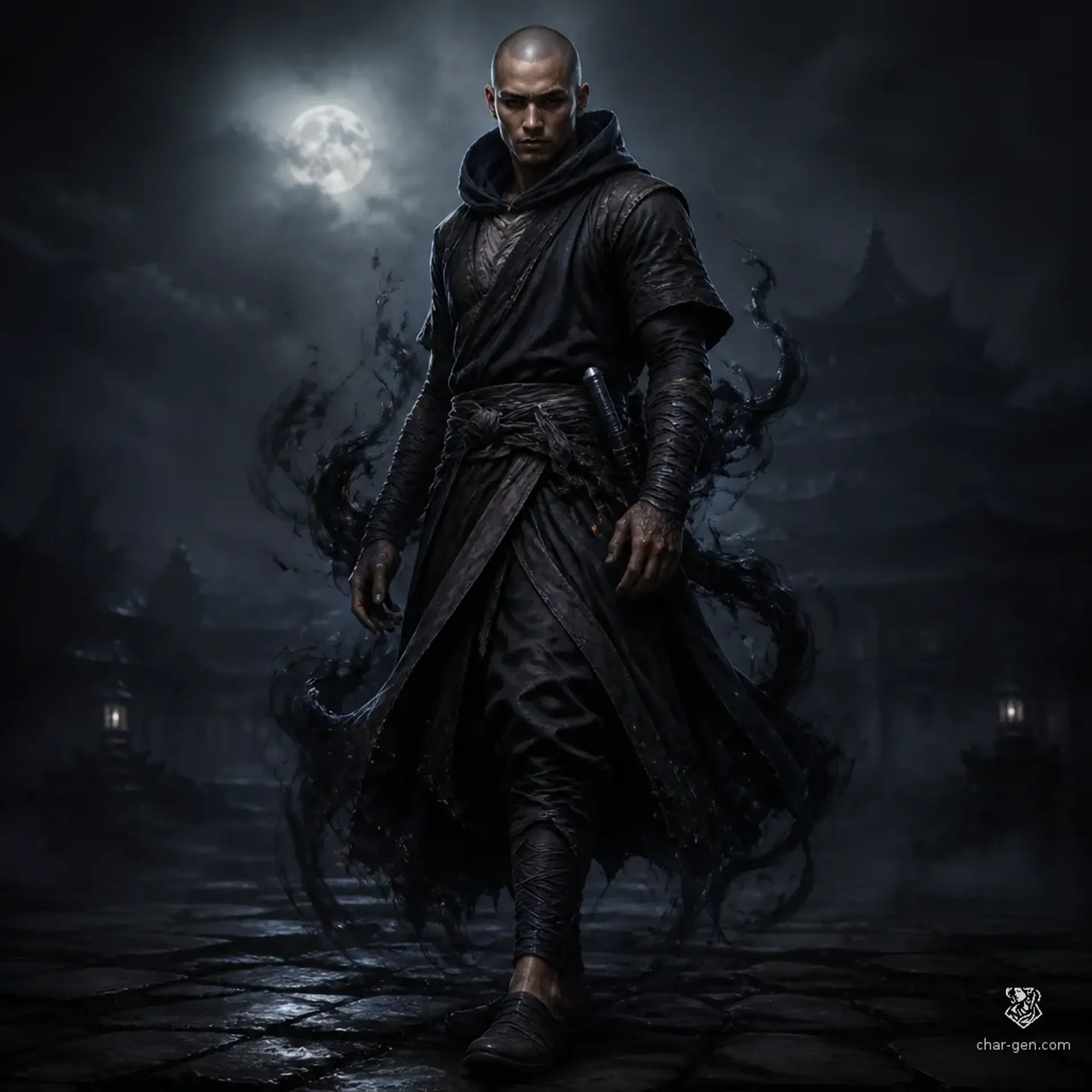 Shroud - AI-generated fantasy Character