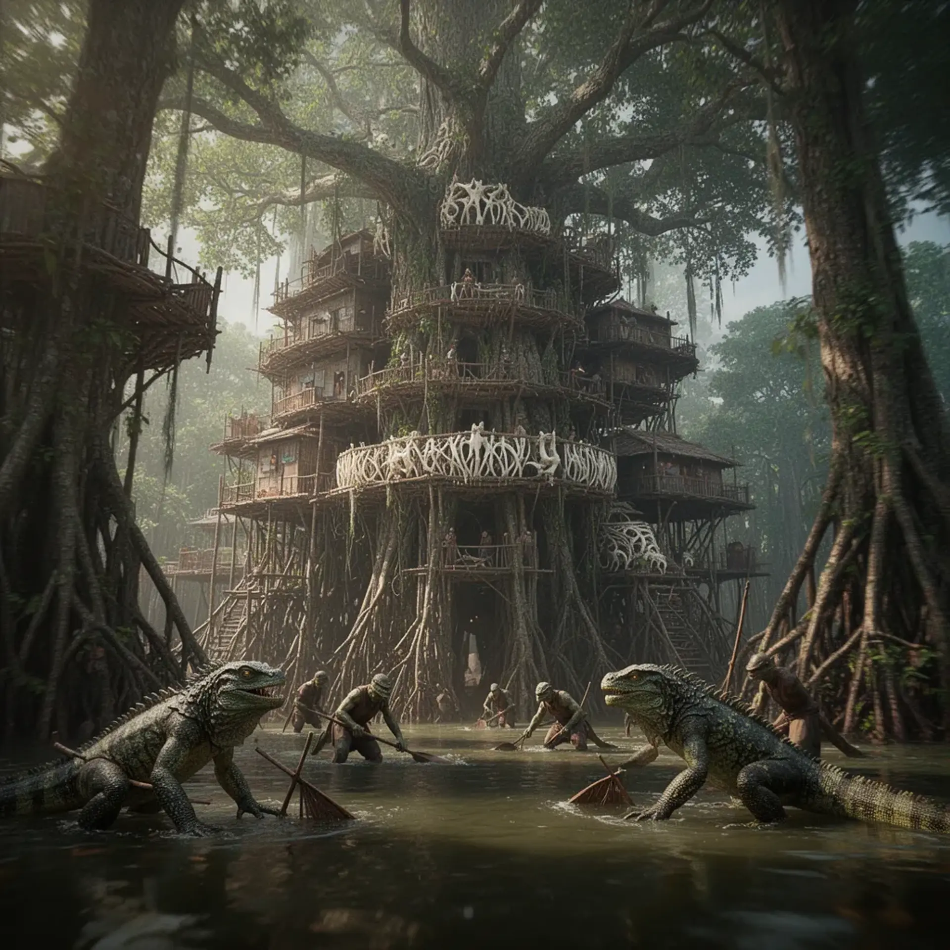 Bak-Tor - AI-generated fantasy Settlement