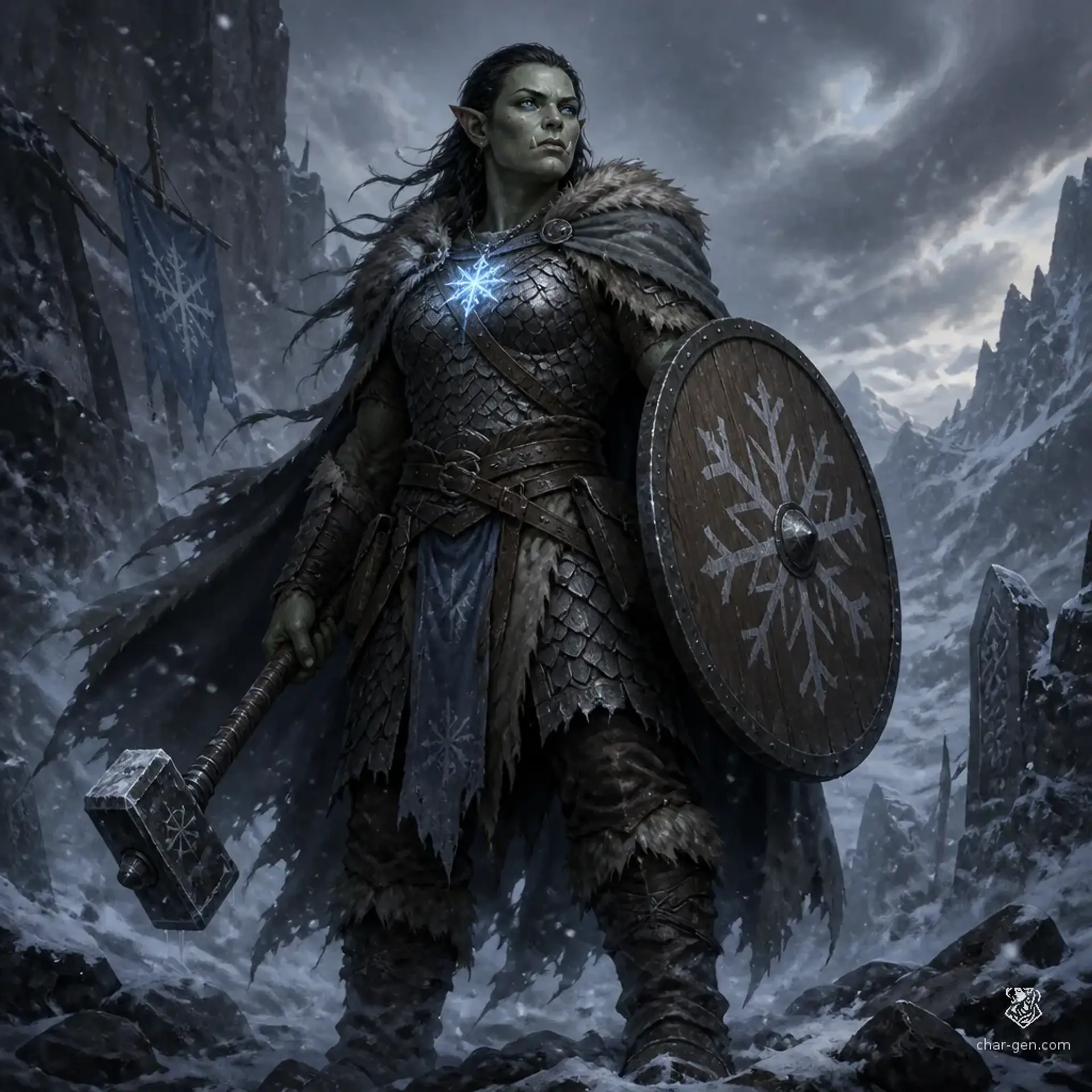 Gulnara Vezhdi - AI-generated fantasy Character