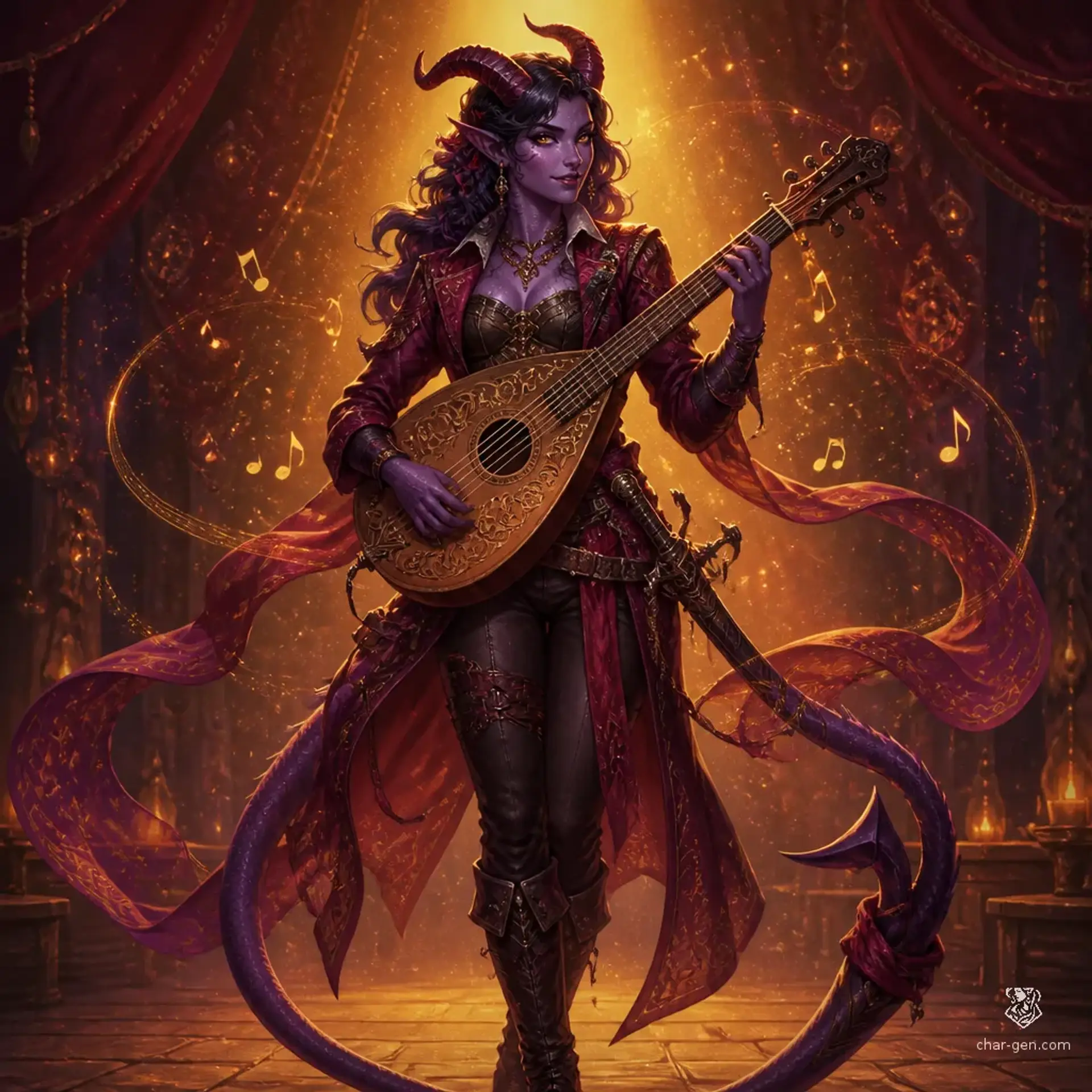 Seraphine Voss - AI-generated fantasy Character
