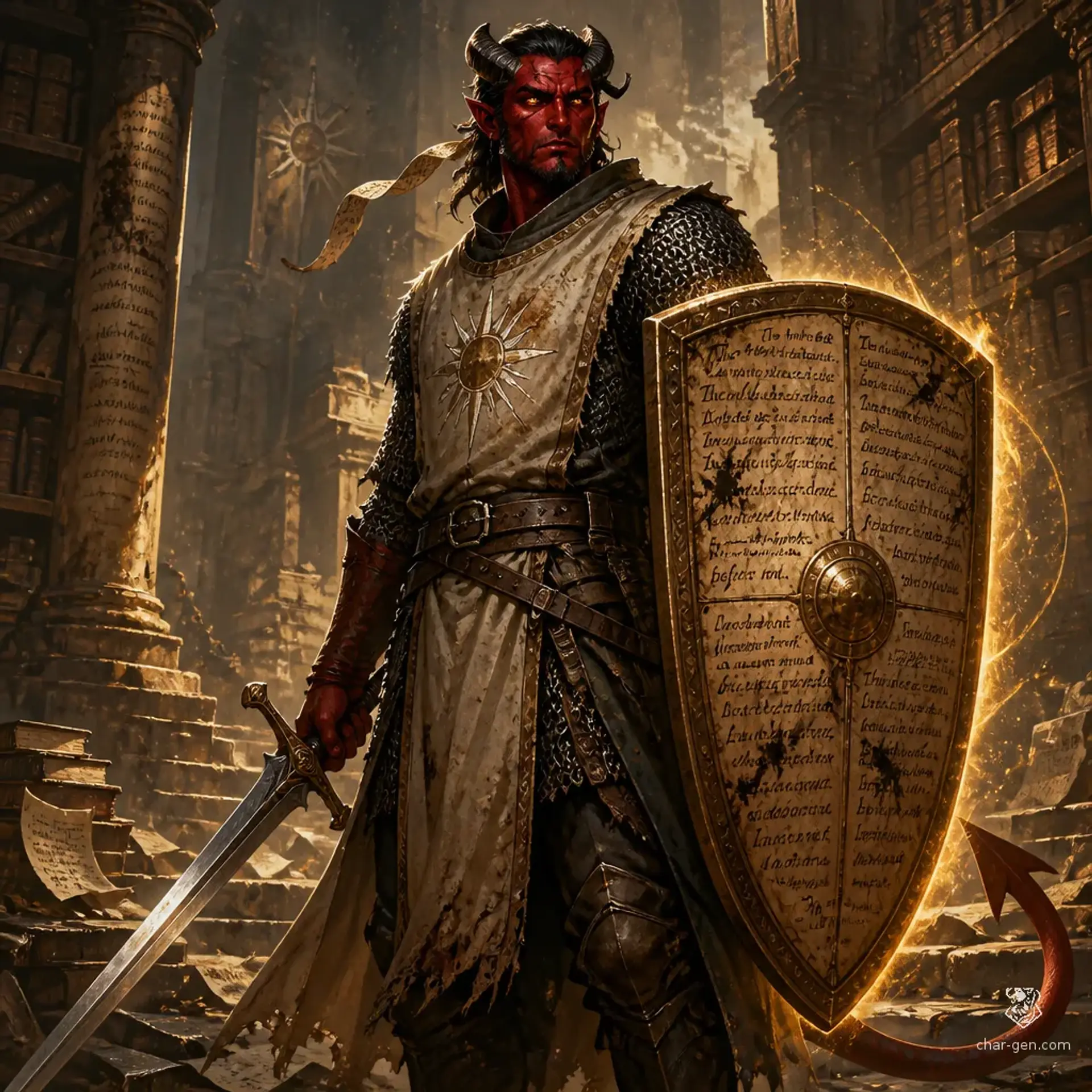 Azrakh Vey - AI-generated fantasy Character