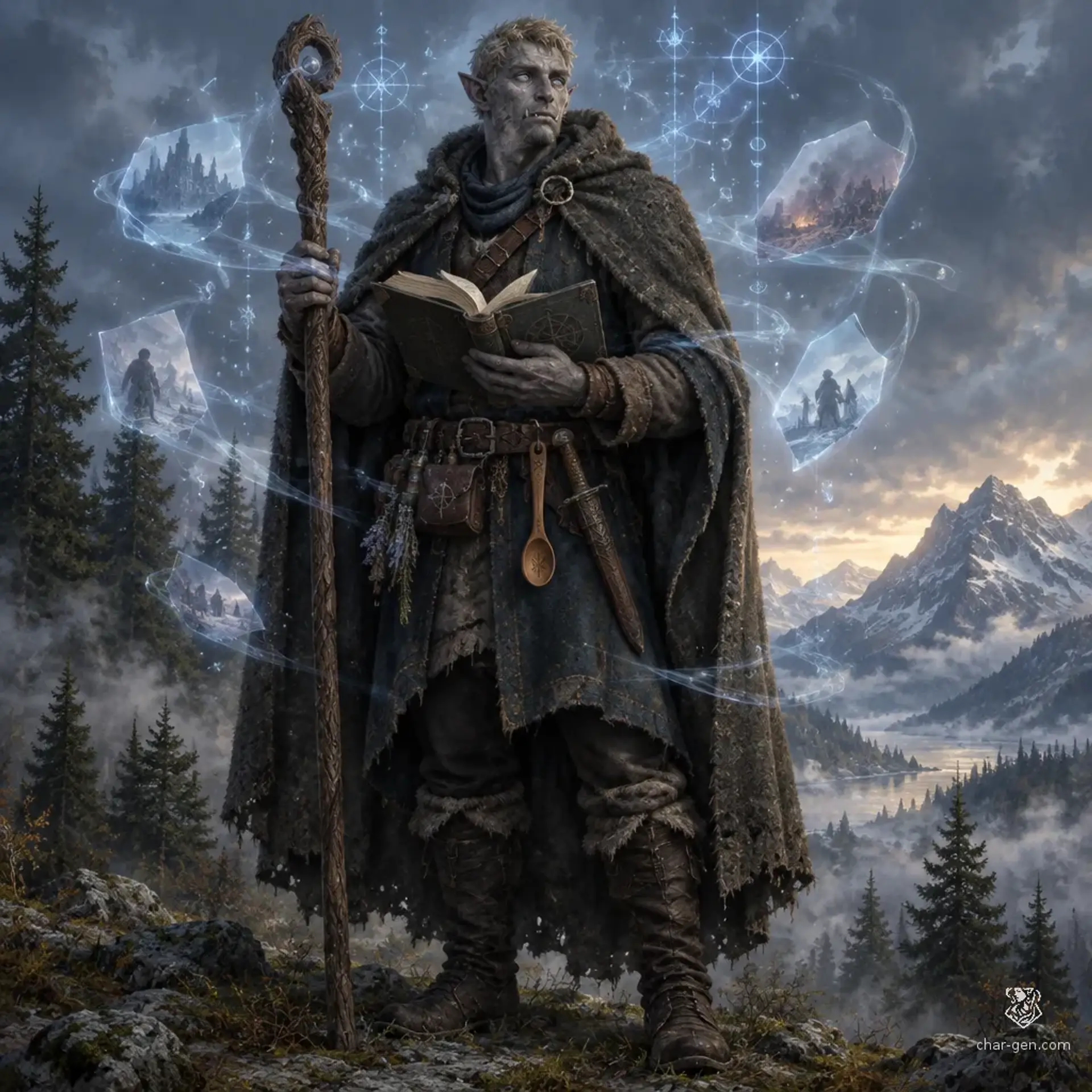 Peer Ludvik - AI-generated fantasy Character