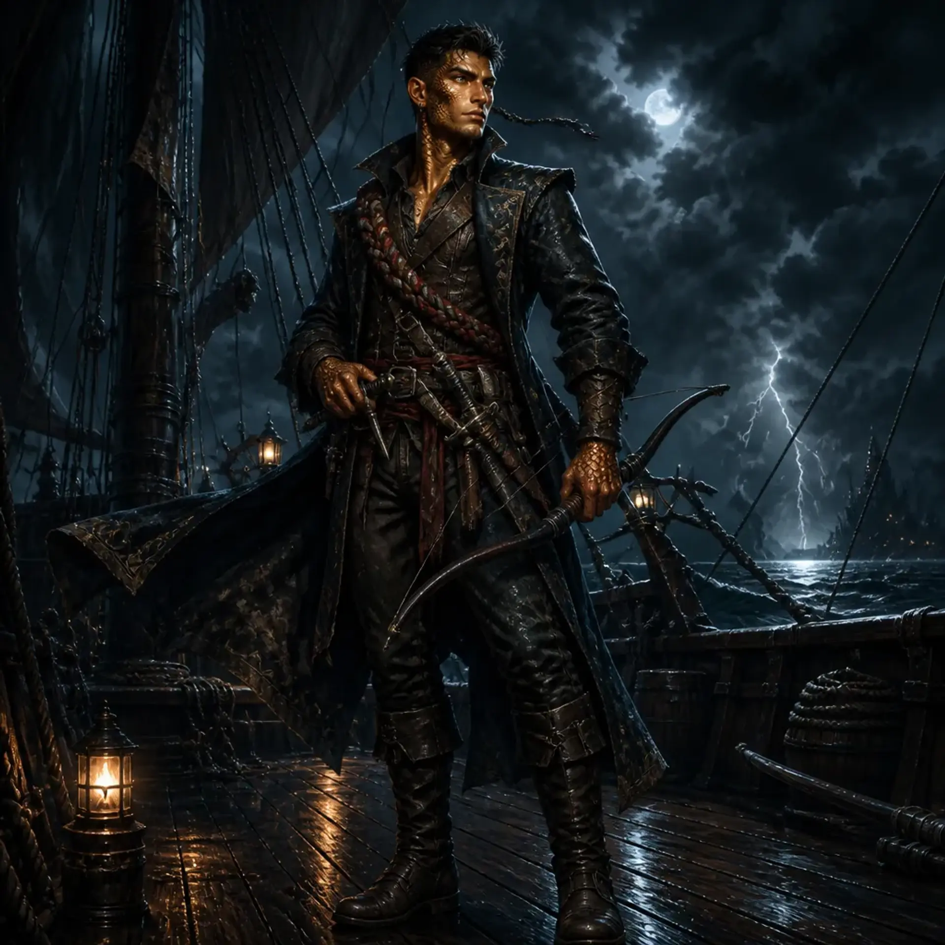 Naraseth V'Hume - AI-generated fantasy Character