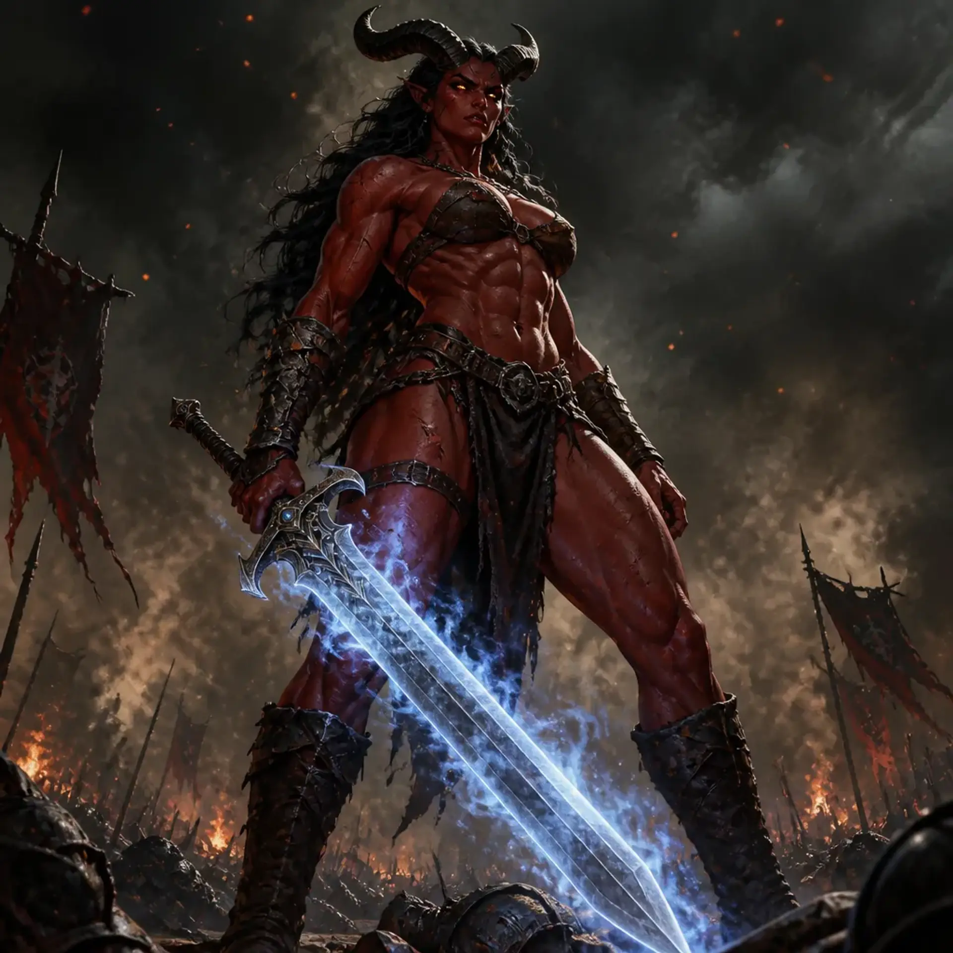 Ignis Iron-Hide Valerius - AI-generated fantasy Character